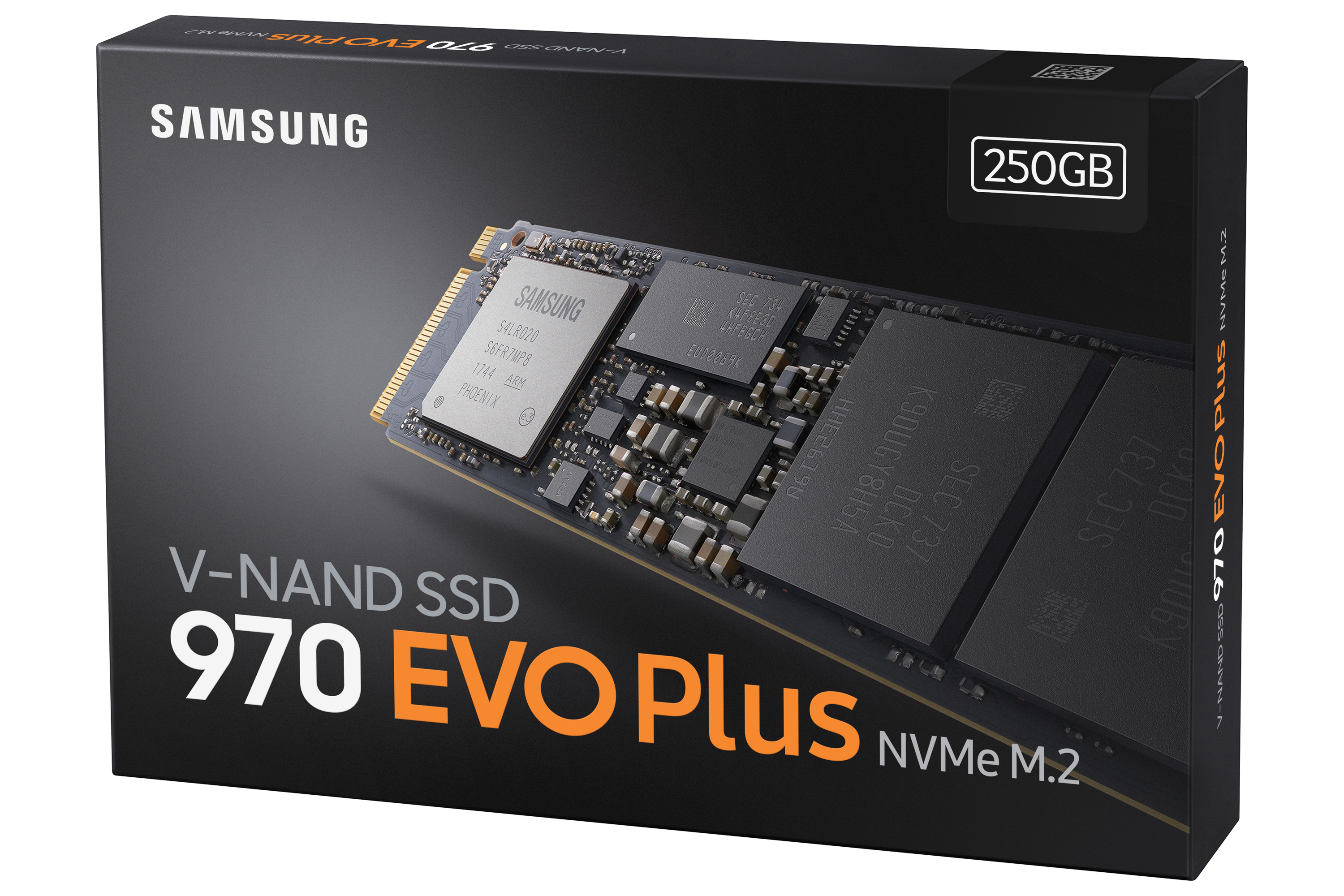 Samsung SSD 970 EVO Plus 250GB, M.2 2280 / M-Key / PCIe 3.0 x4