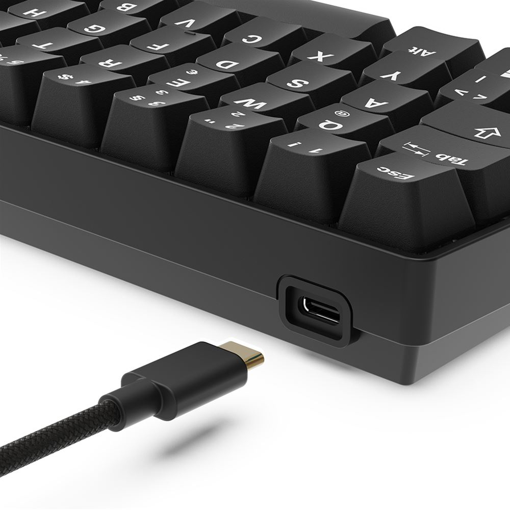 Sharkoon 100065630, 60%, Kabelgebunden, USB, QWERTZ, RGB-LED, Schwarz