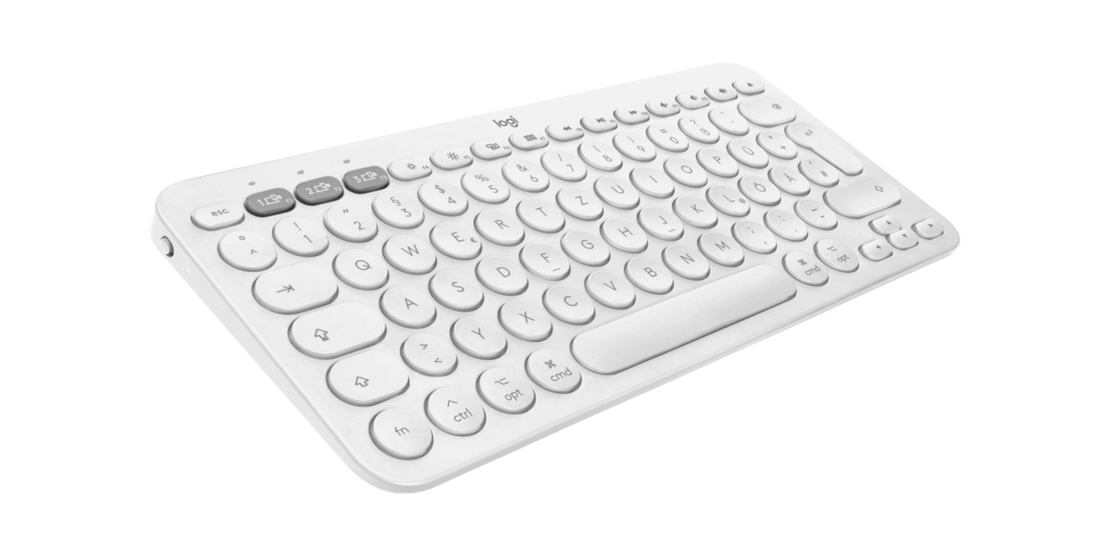 Logitech K380 for Mac Multi-Device Bluetooth Keyboard, Mini, Bluetooth, Weiß