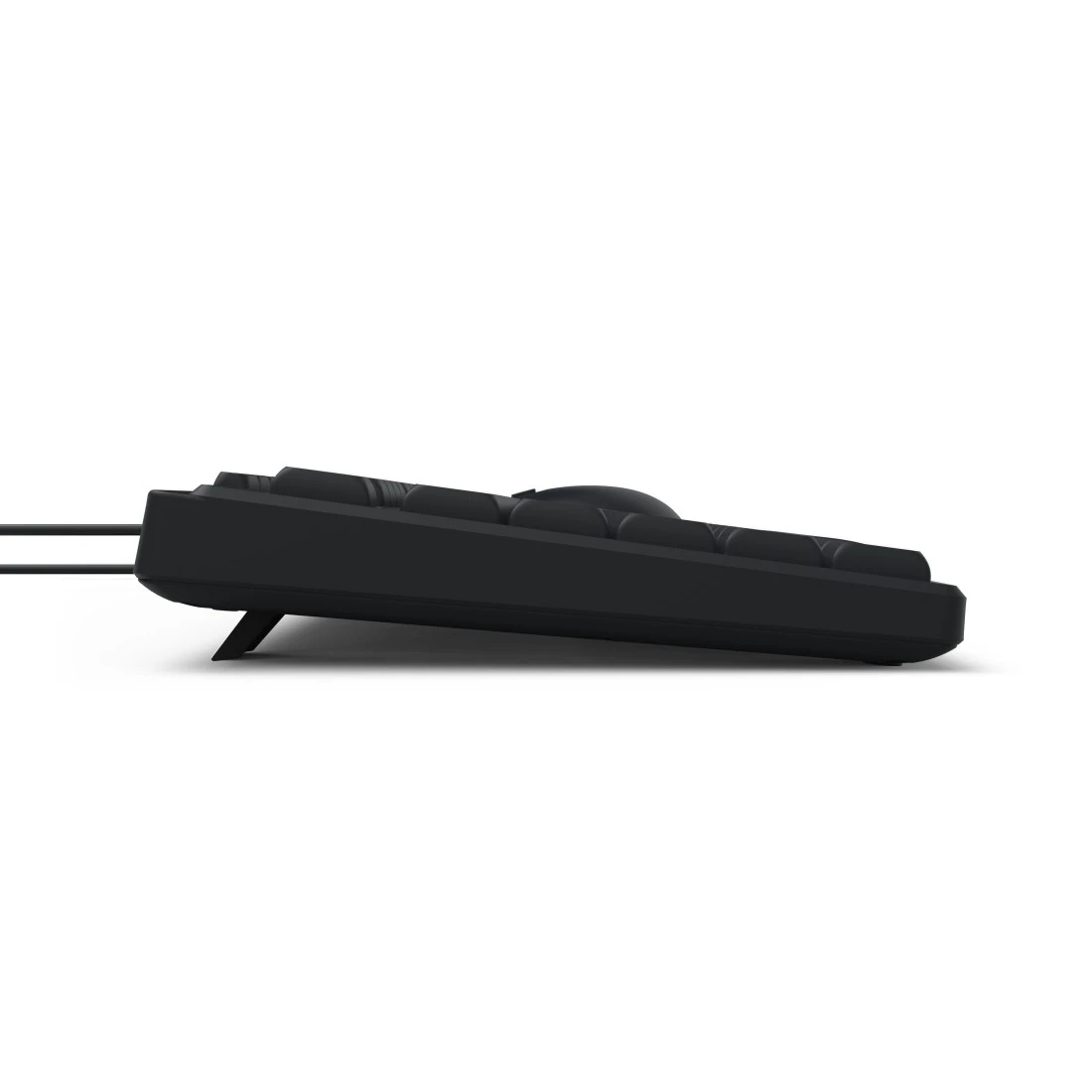 Hama CKM-200, Volle Größe (100%), Kabelgebunden, USB, QWERTZ, Schwarz, Maus enthalten