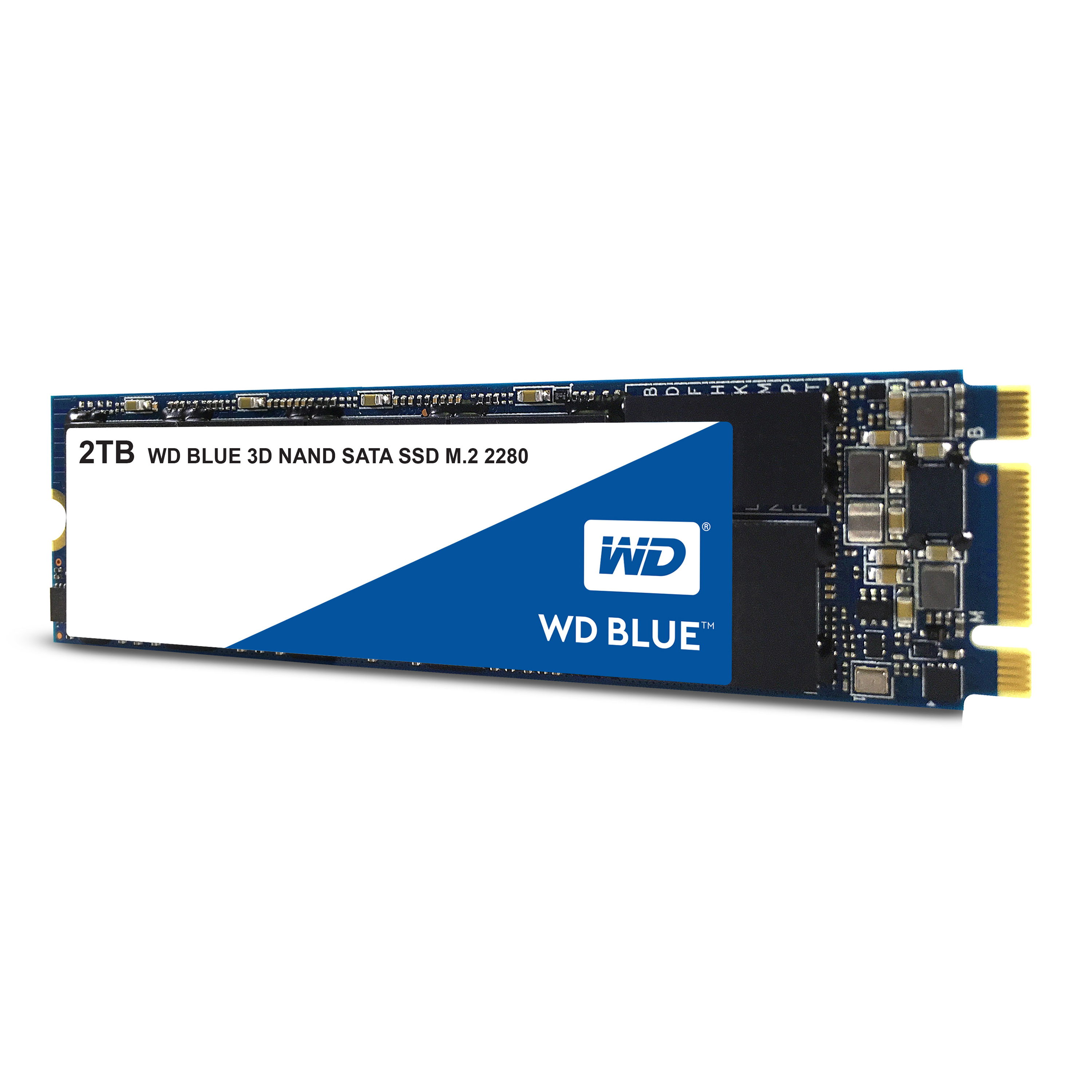 Western Digital WD Blue 3D NAND SATA SSD 2TB, M.2 2280 / B-M-Key / SATA 6Gb/s