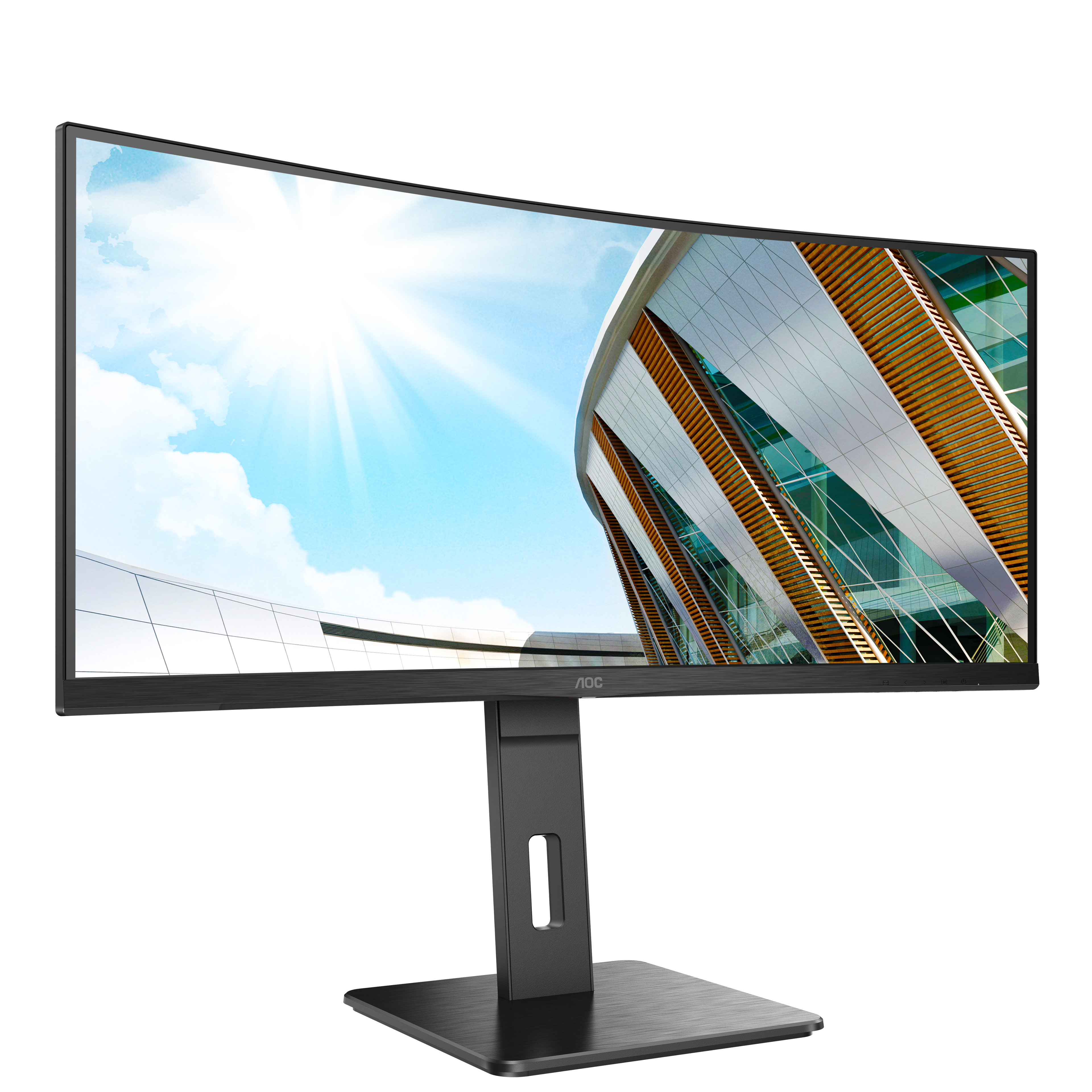 AOC Pro-line CU34P2A Curved-Monitor 86.4cm (34") UWQHD, VA, 4ms, HDMI, Displayport, USB