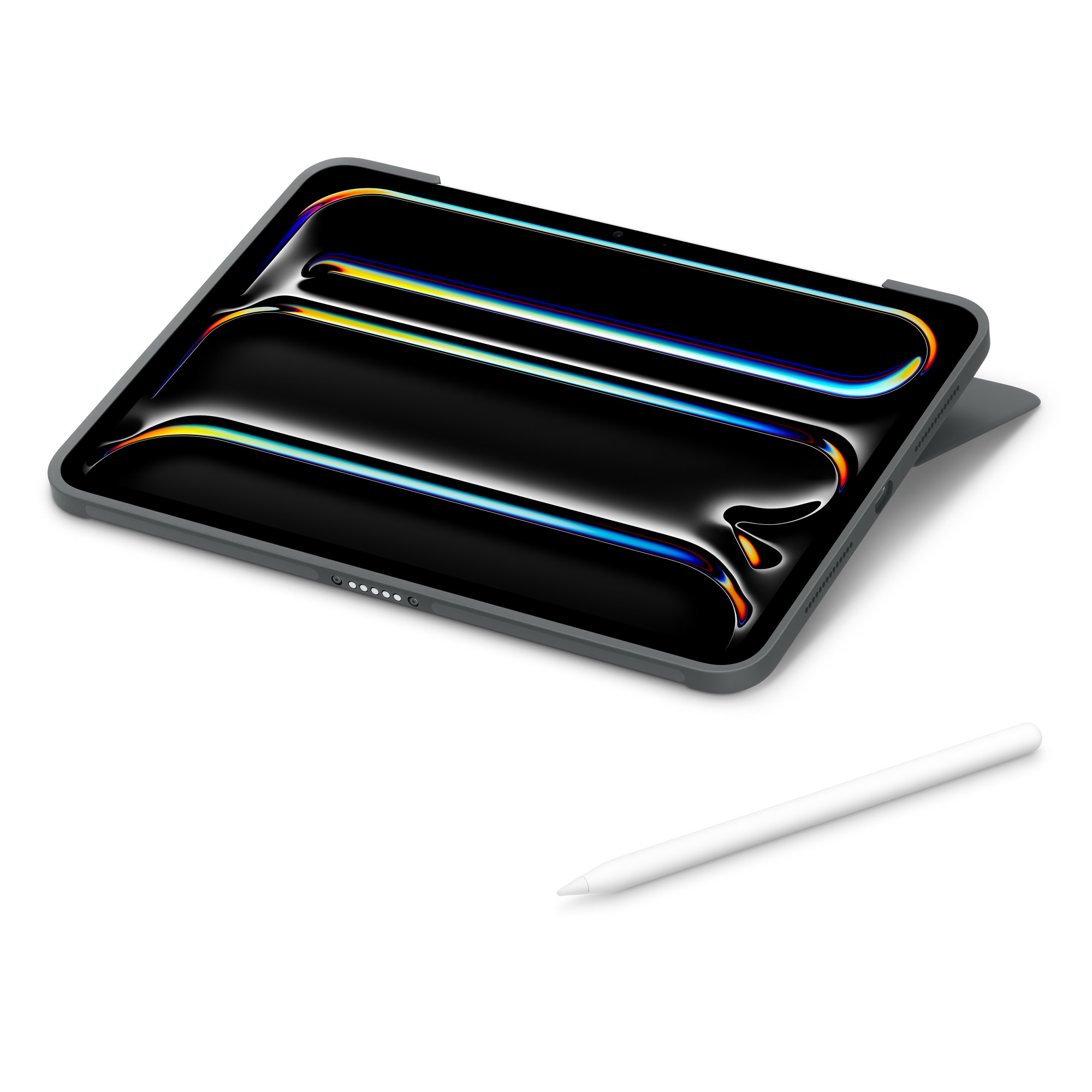 Logitech Combo Touch - Tastatur und Foliohülle - mit Trackpad - hinterleuchtet - Apple Smart connect