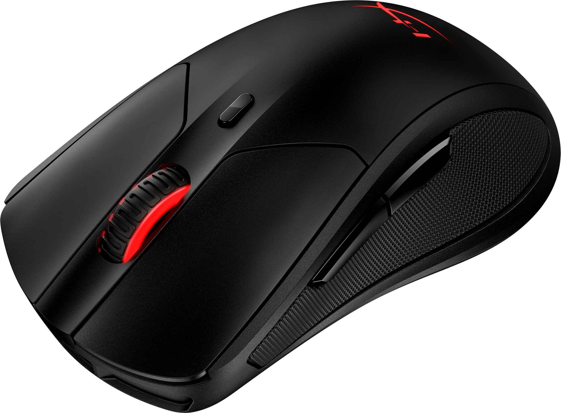HP HyperX Pulsefire Dart ? Wireless-Gaming-Maus (schwarz), rechts, Optisch, RF Wireless, 16000 DPI,