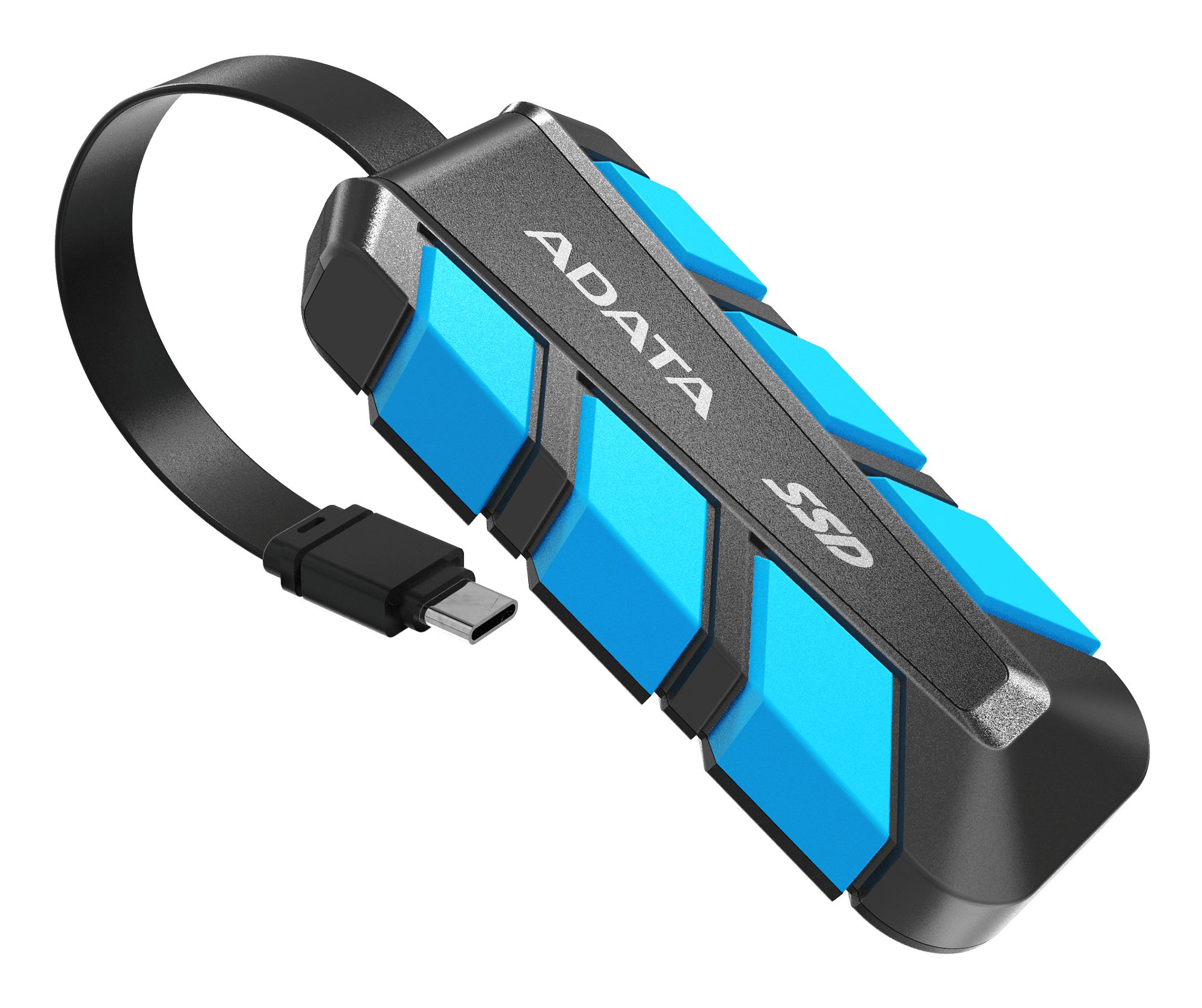 ADATA SC740 - SSD - 1 TB - extern (tragbar) - USB 3.2 Gen 2 (USB-C Steckverbinder)