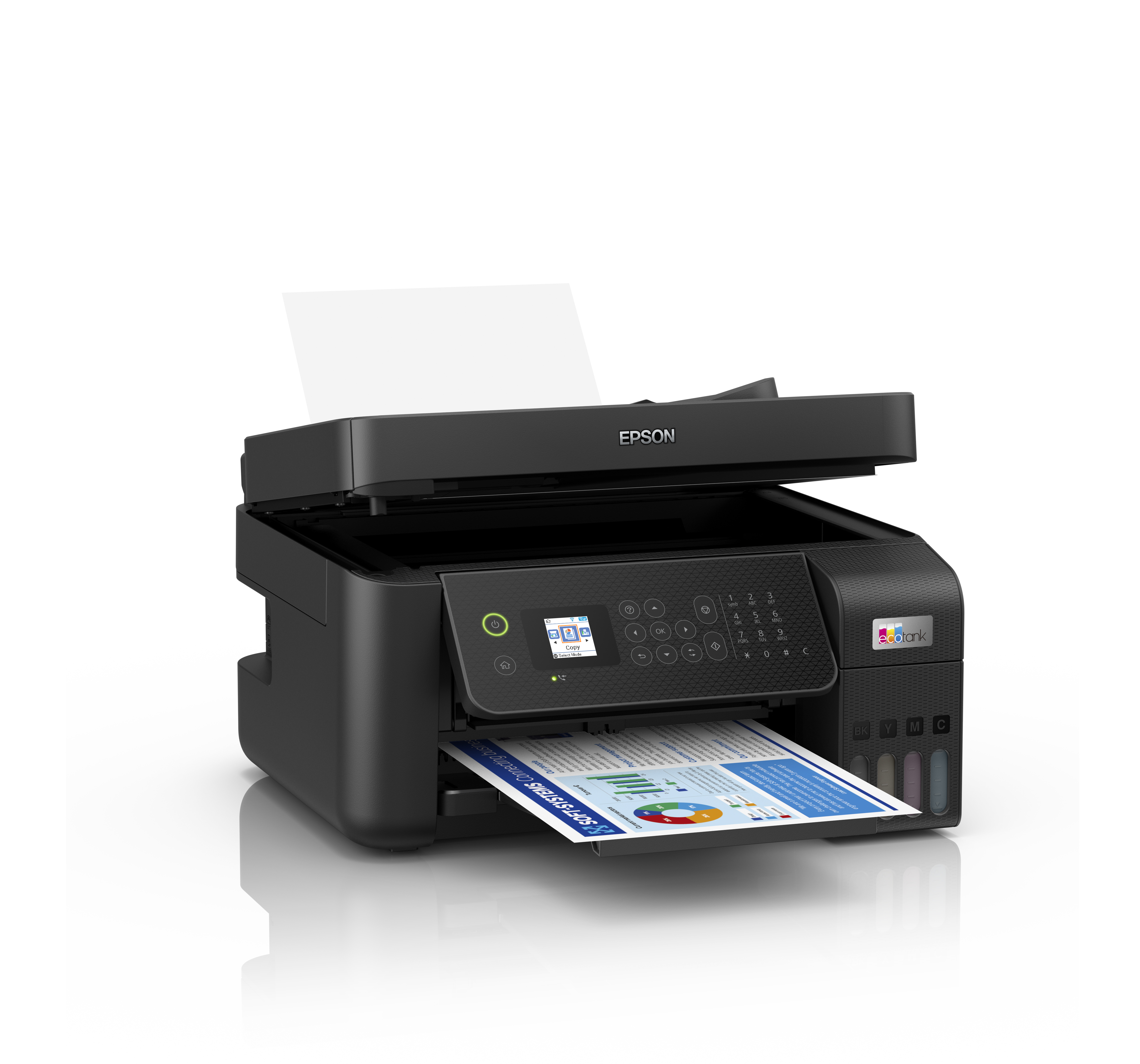 Epson EcoTank ET-4800 - Multifunktionsdrucker - Farbe - Tintenstrahl - wiederbefüllbar - A4 (Medien)