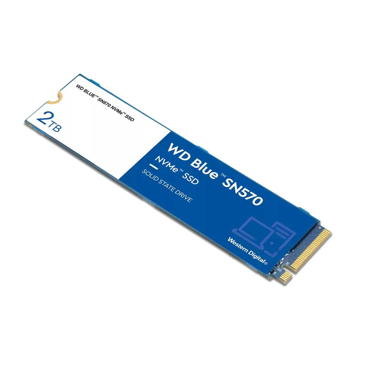 Western Digital WD Blue SN570 NVMe SSD 2TB, M.2 2280 / M-Key / PCIe 3.0 x4