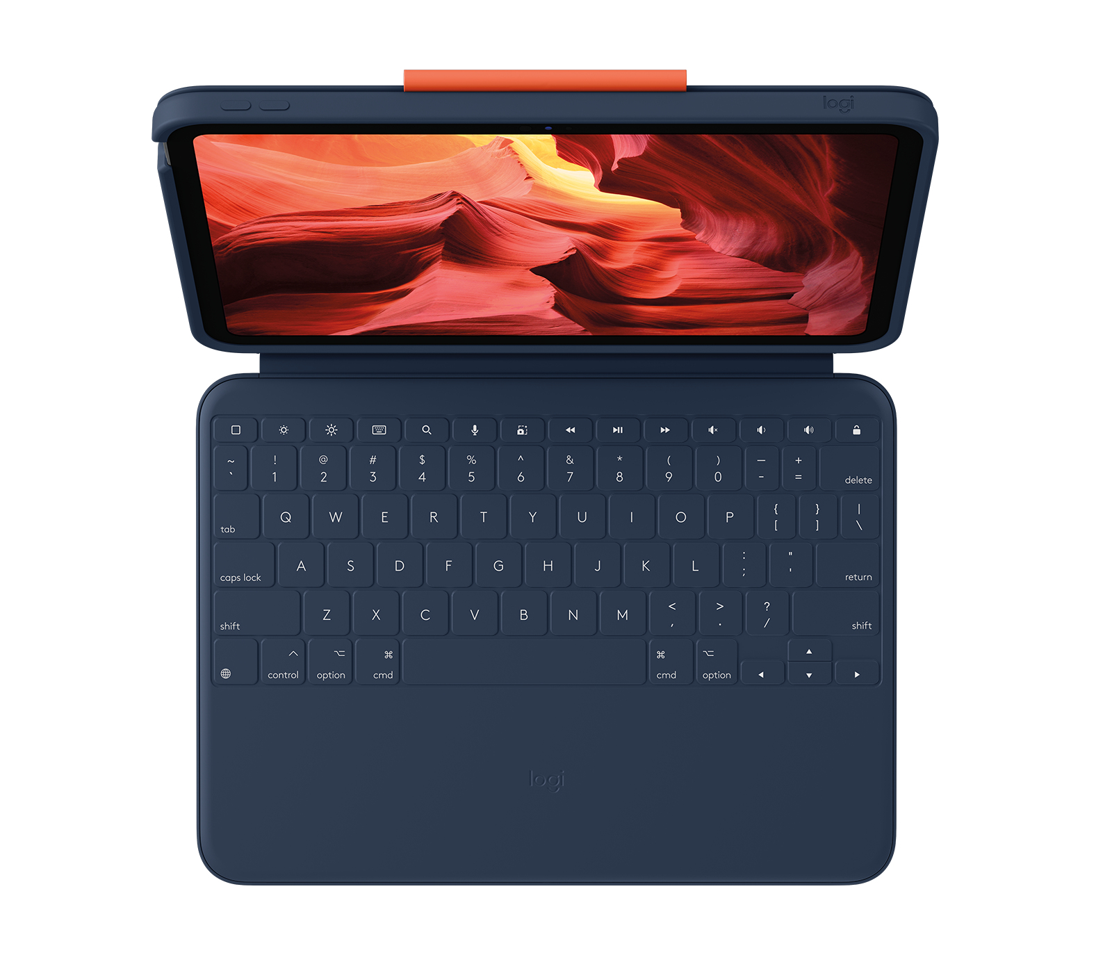 Logitech Rugged Combo 4 for Education, KeyboardDock für Apple iPad 10.9", blau, DE