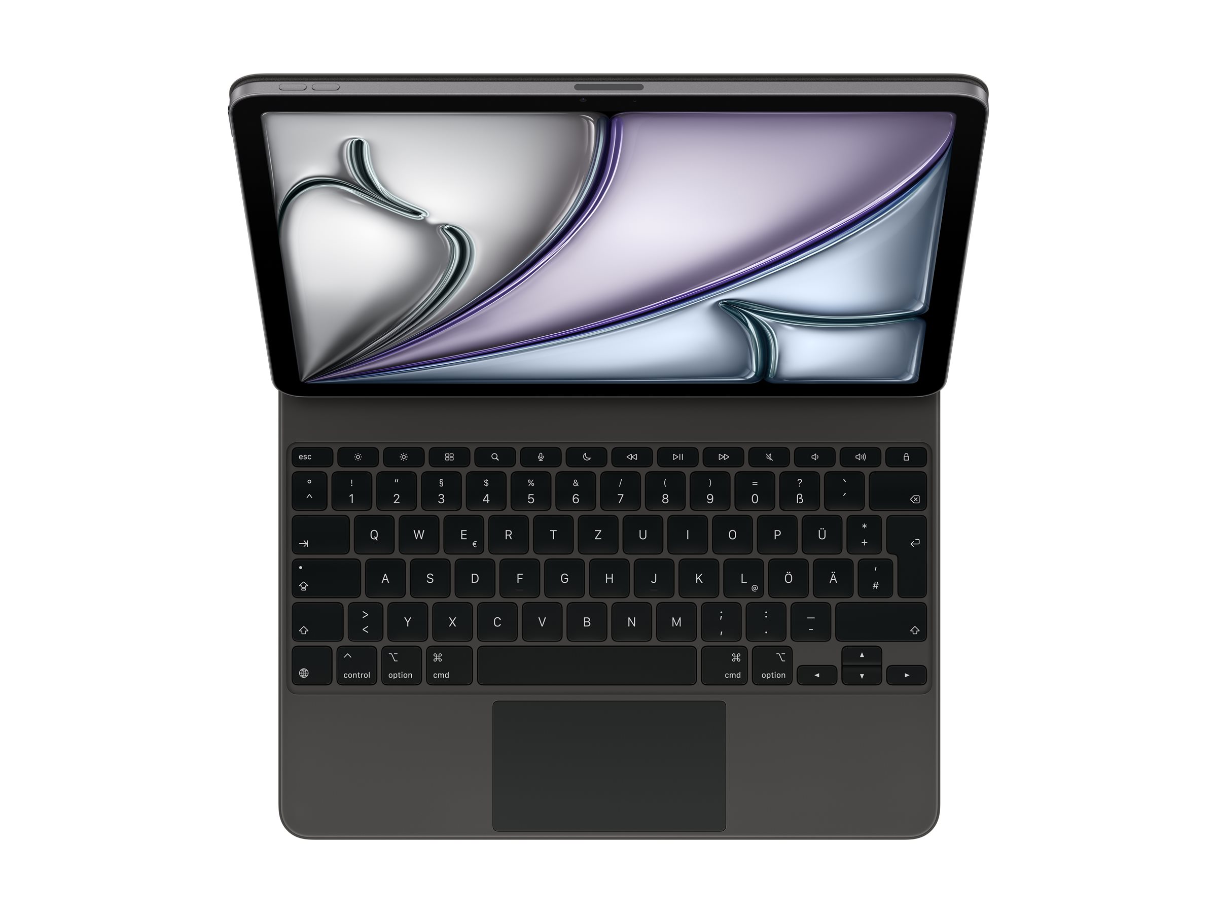 Apple Magic Keyboard für das 13" iPad Air (M3) - Deutsch - Schwarz, QWERTZ, Deutsch, Trackpad, Scher