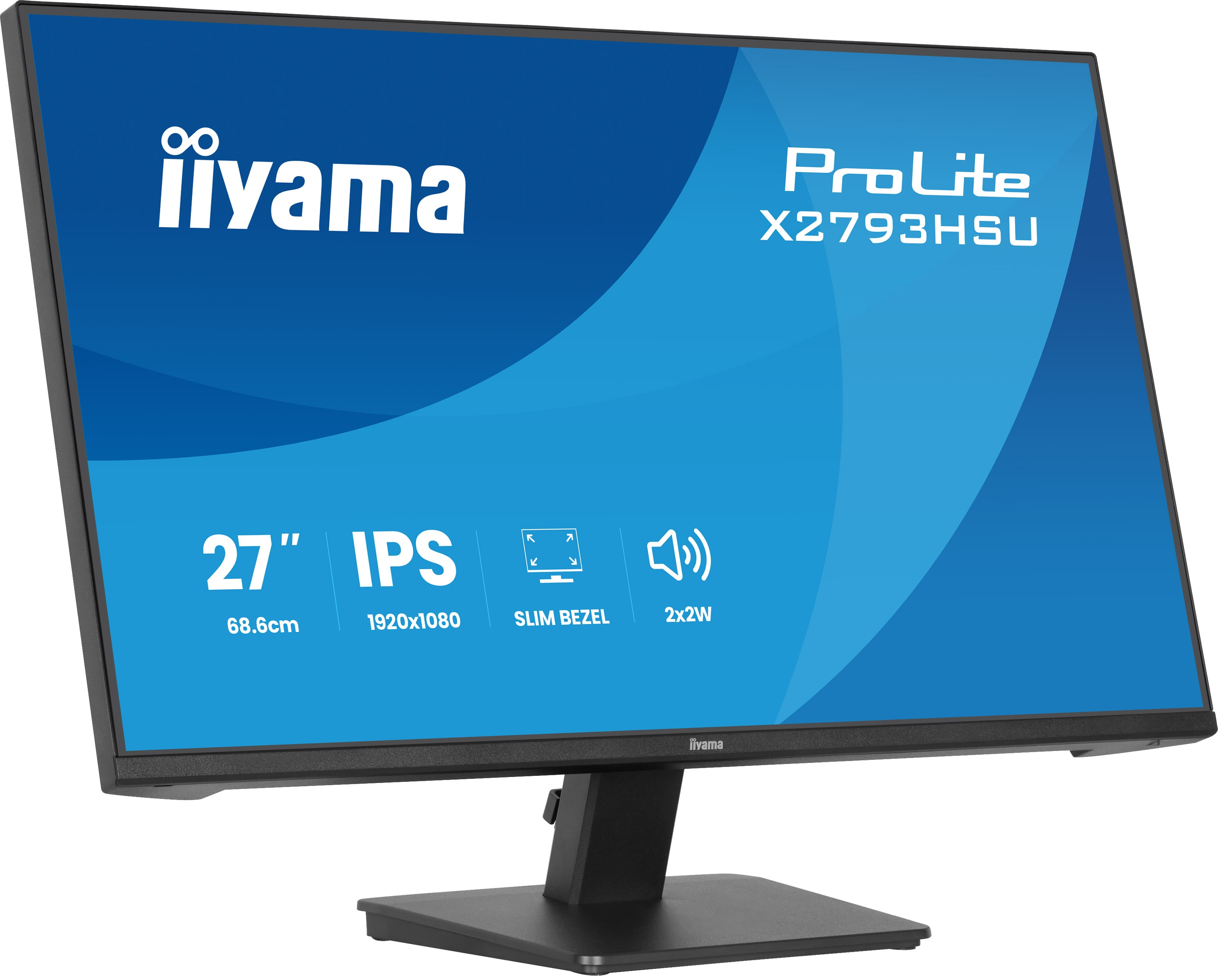 iiyama ProLite X2793HSU-B1 Monitor 68.6cm (27") Full HD, IPS, 1ms, HDMI, Displayport, USB