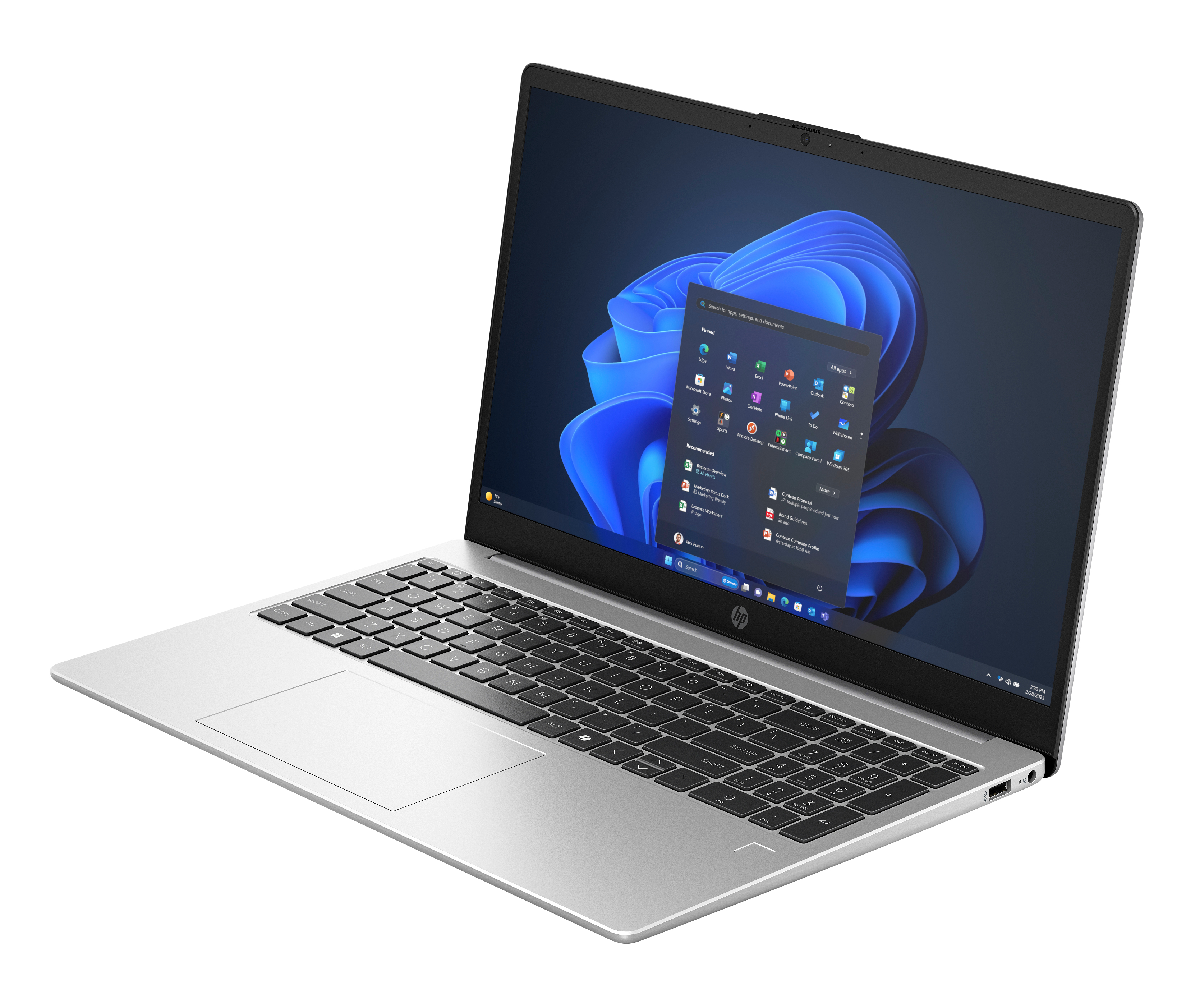 HP 250R G10, Intel Core 7, 39,6 cm (15.6"), 1920 x 1080 Pixel, 16 GB, 512 GB, Windows 11 Home