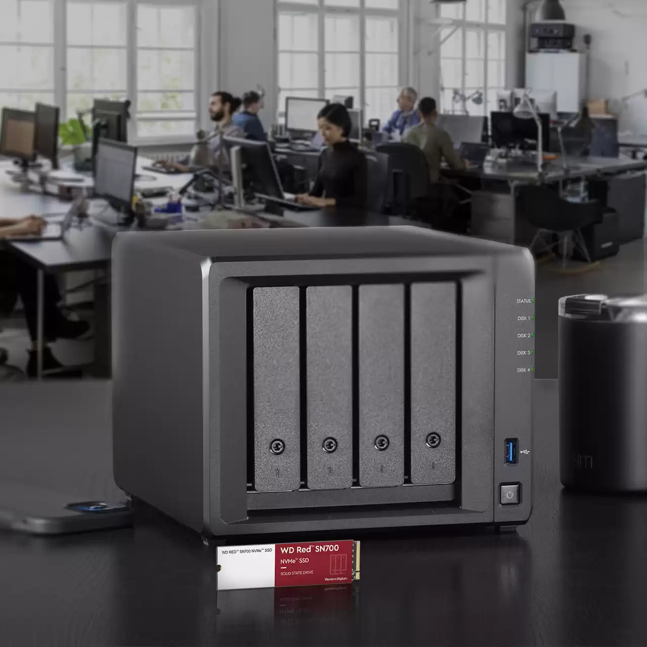 Western Digital Red SN700 NVMe NAS SSD - 0.7DWPD 2TB, M.2 2280 / M-Key / PCIe 3.0 x4
