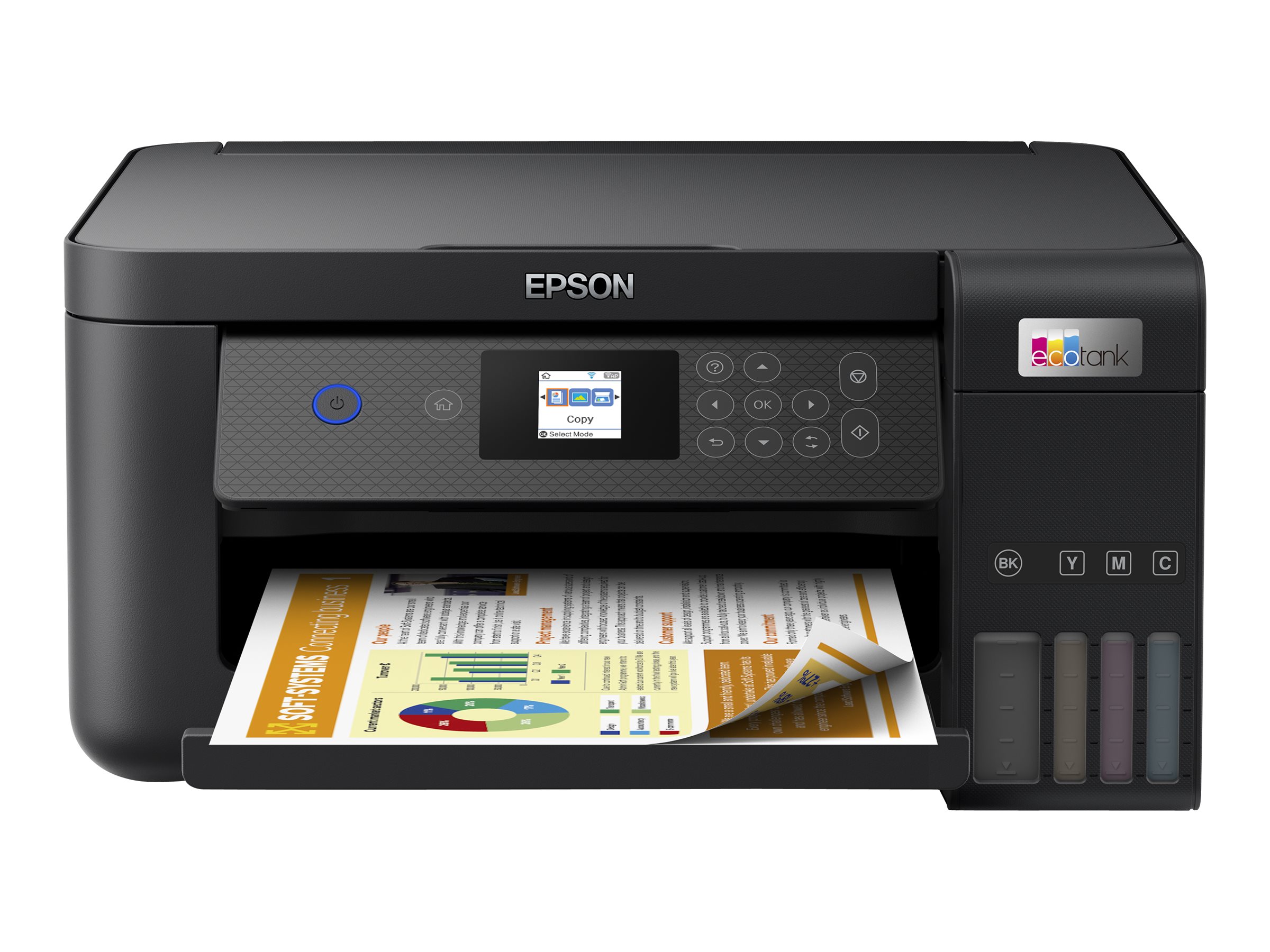 Epson EcoTank ET-2851 - Multifunktionsdrucker - Farbe - Tintenstrahl - wiederbefüllbar - A4 (Medien)