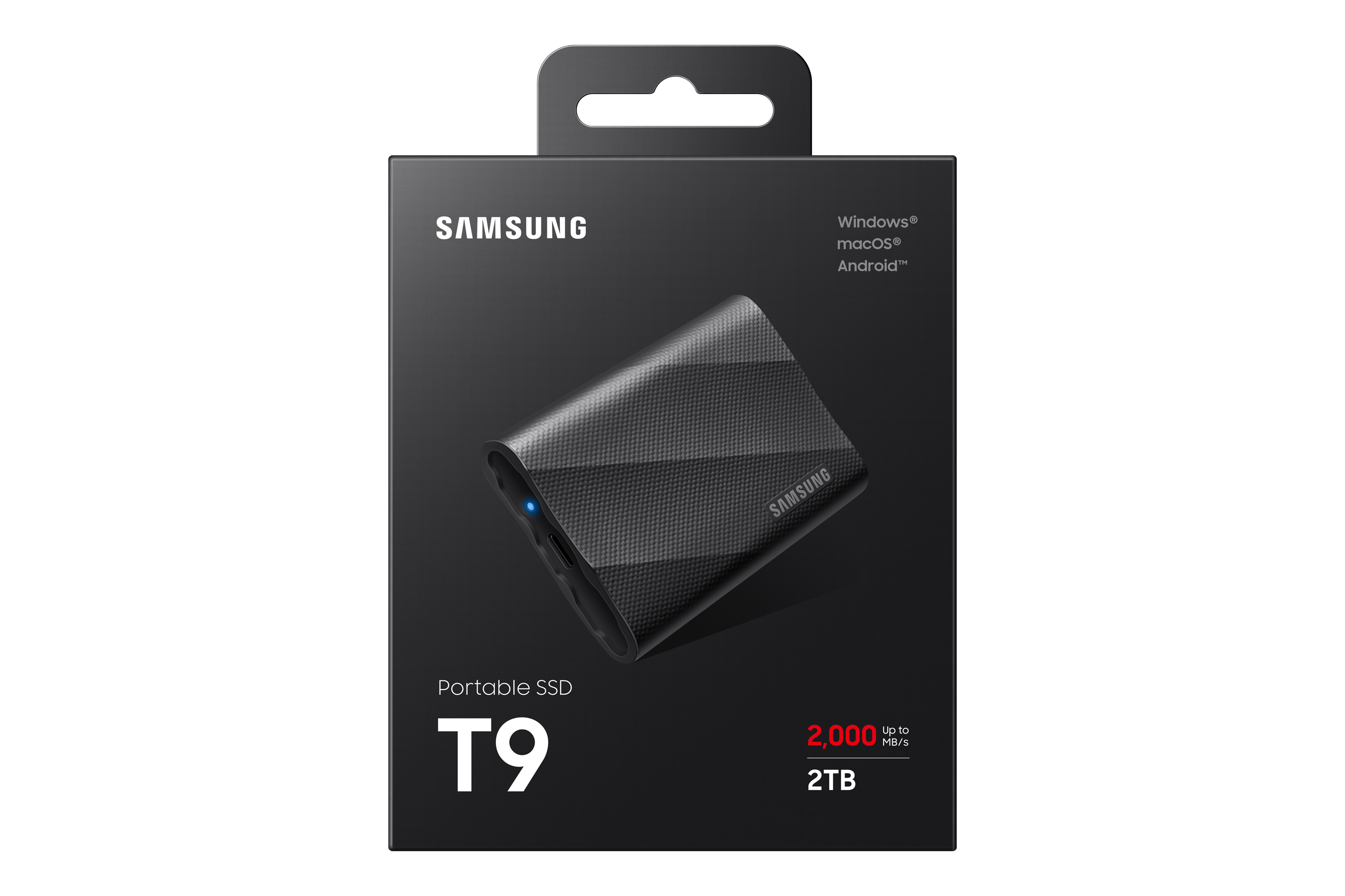 Samsung Portable SSD T9 schwarz 2TB, USB-C 3.2