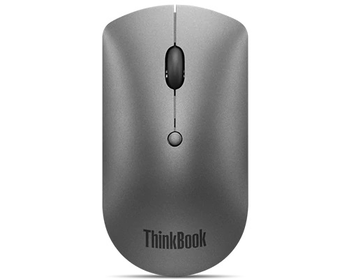 B-WARE - Lenovo ThinkBook Silent Mouse - Iron Gray, Bluetooth, 2400 DPI, Grau