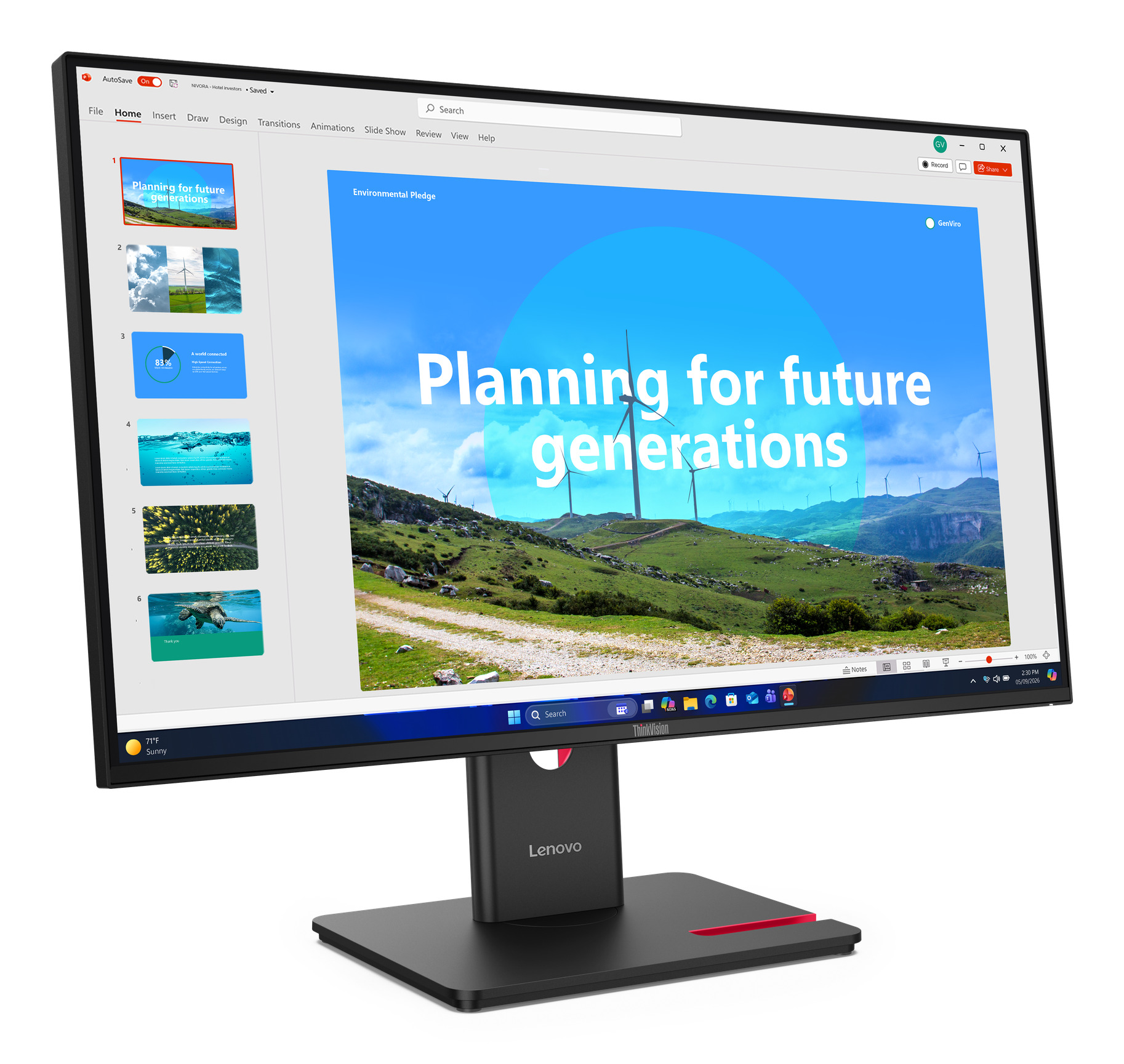 Lenovo ThinkVision T27D-40 - LED-Monitor - 68.6 cm (27")