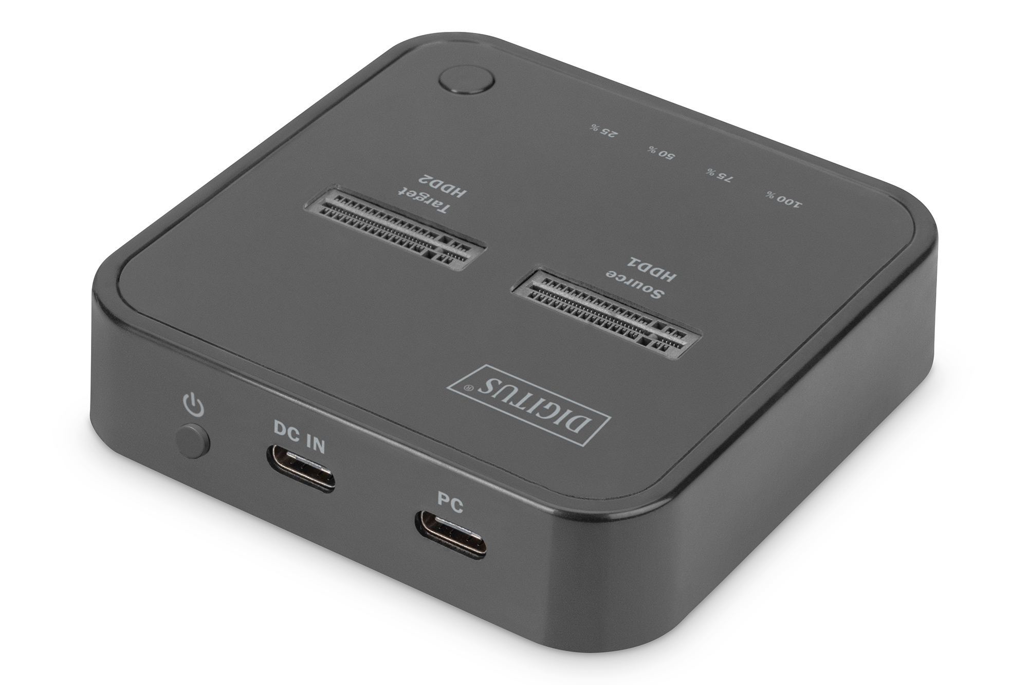 DIGITUS Dual M.2 NVMe SSD Docking Station mit Offline-Klonfunktion, USB-C
