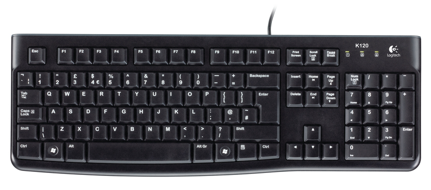 Logitech K120 - Tastatur - USB - Tschechisch