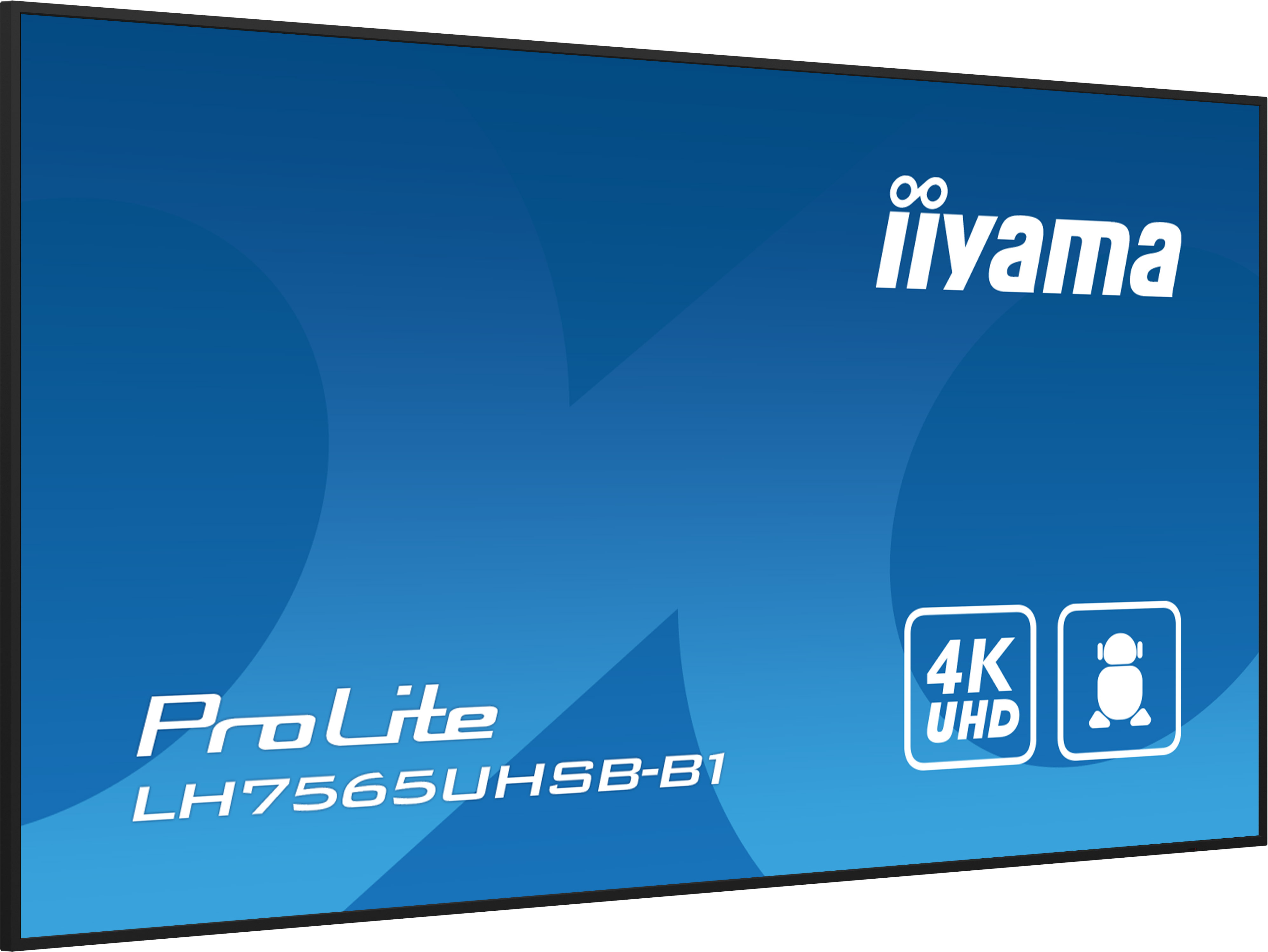 Iiyama LH7565UHSB-B1, Kiosk-Design, 189,2 cm (74.5"), LED, 3840 x 2160 Pixel, WLAN, 24/7