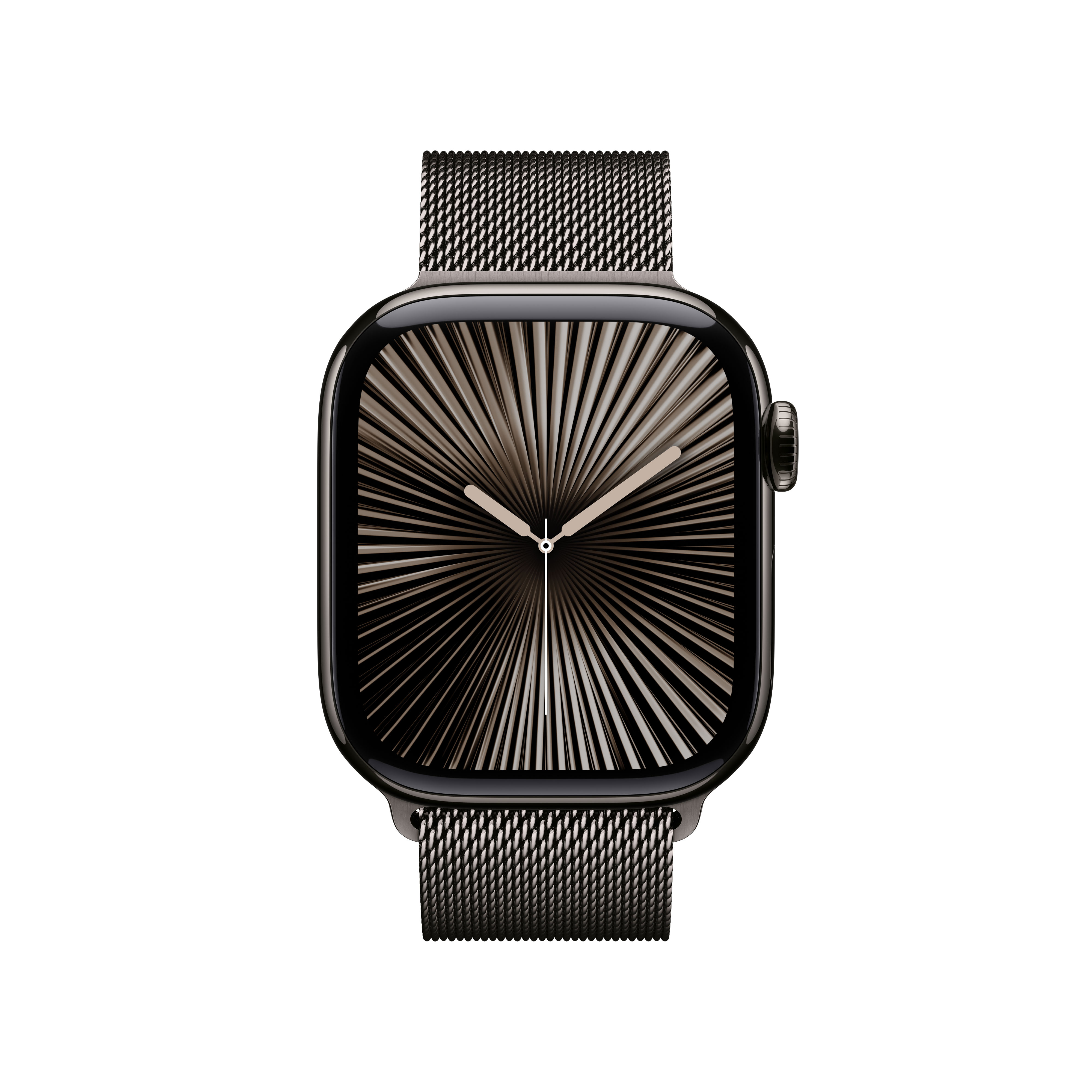 Apple Watch Series 10 (GPS + Cellular) 42mm Titan Schiefer mit Milanaise-Armband Schiefer