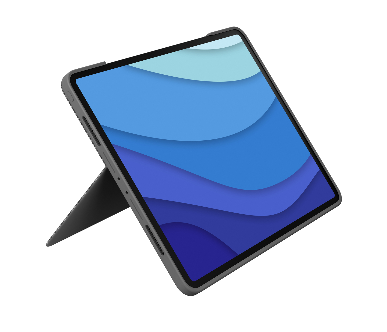 Logitech Combo Touch - Tastatur und Foliohülle - mit Trackpad - hintergrundbeleuchtet - Apple Smart
