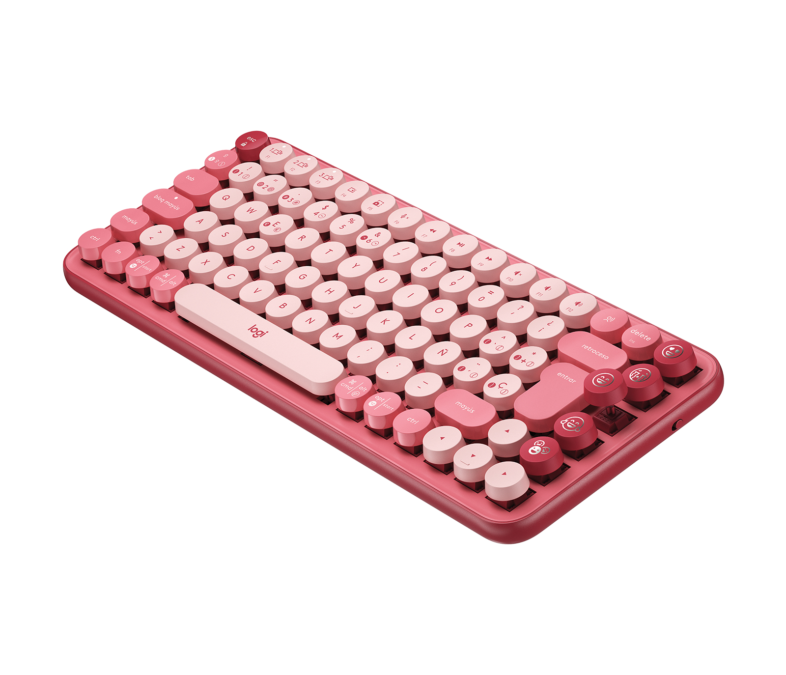 Logitech POP Keys - Tastatur - kabellos - Bluetooth LE, Bluetooth 5.1