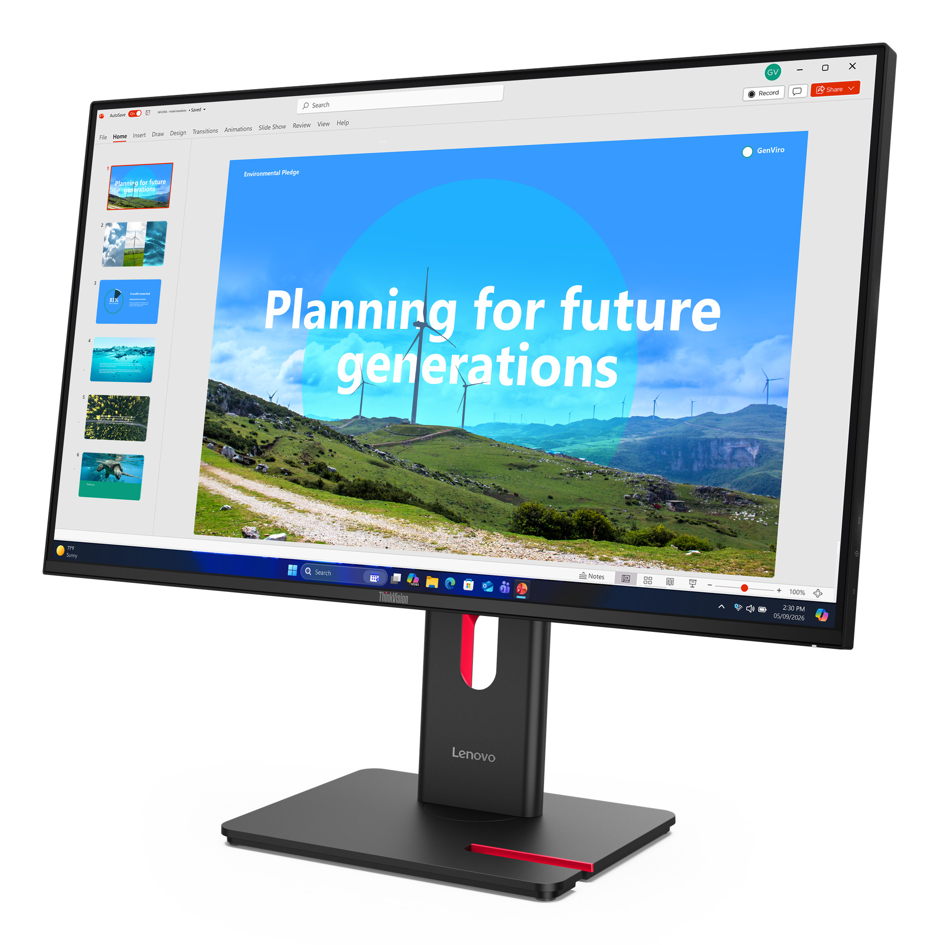 Lenovo ThinkVision T27D-40 - LED-Monitor - 68.6 cm (27")