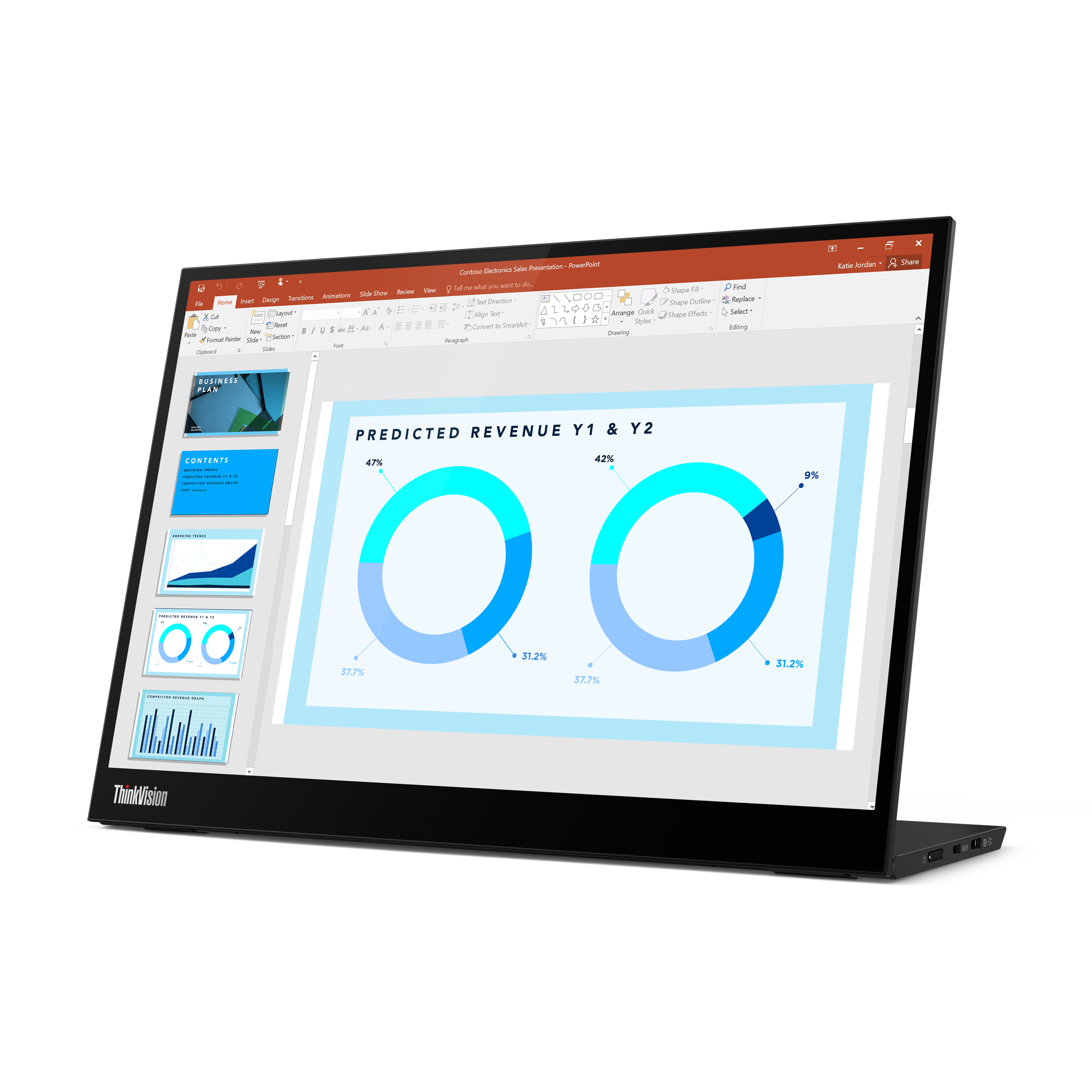 Lenovo ThinkVision M14d, 14"