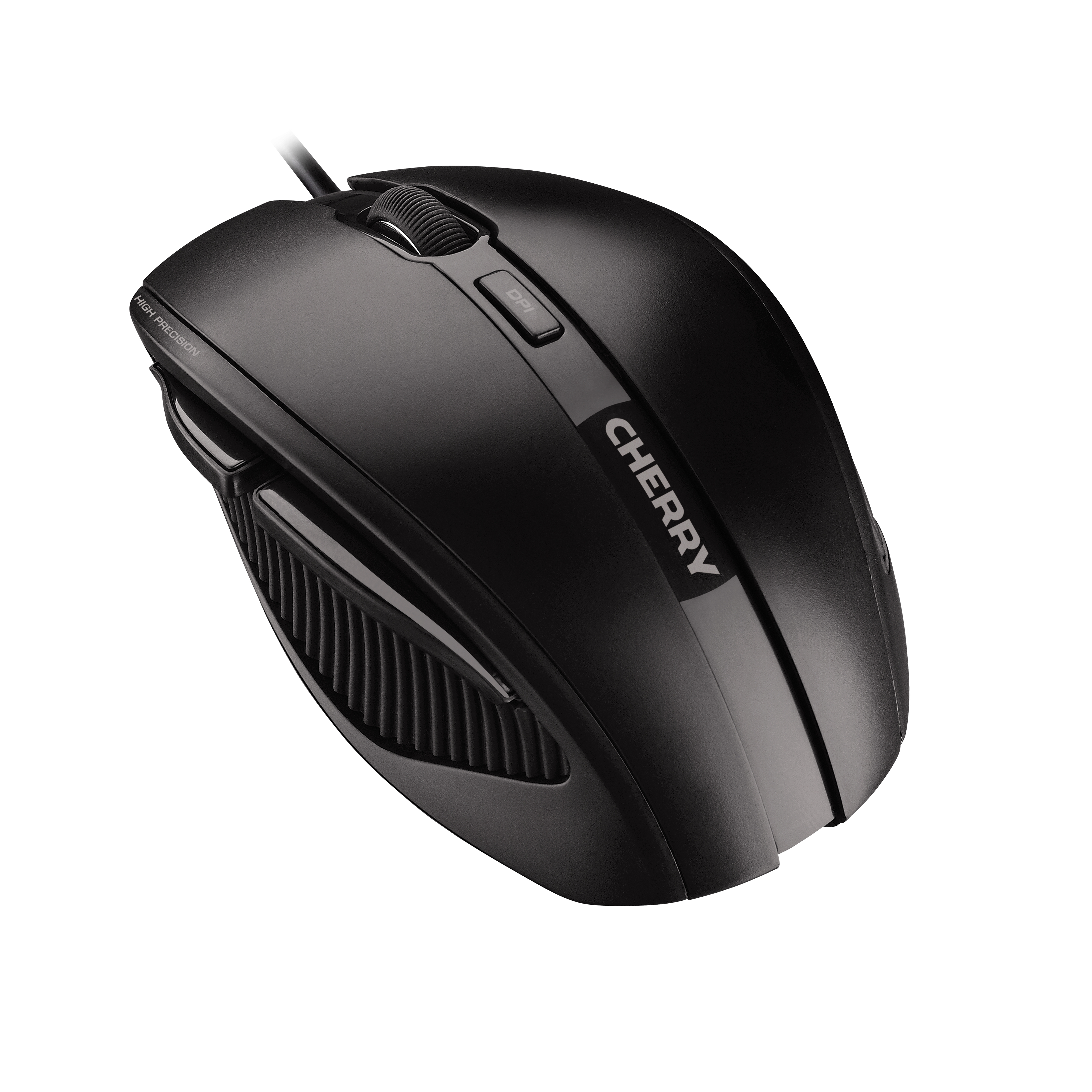 Cherry MC 3000 Kabelgebundene Maus, Schwarz, USB, rechts, Optisch, USB Typ-A, 1000 DPI, Schwarz