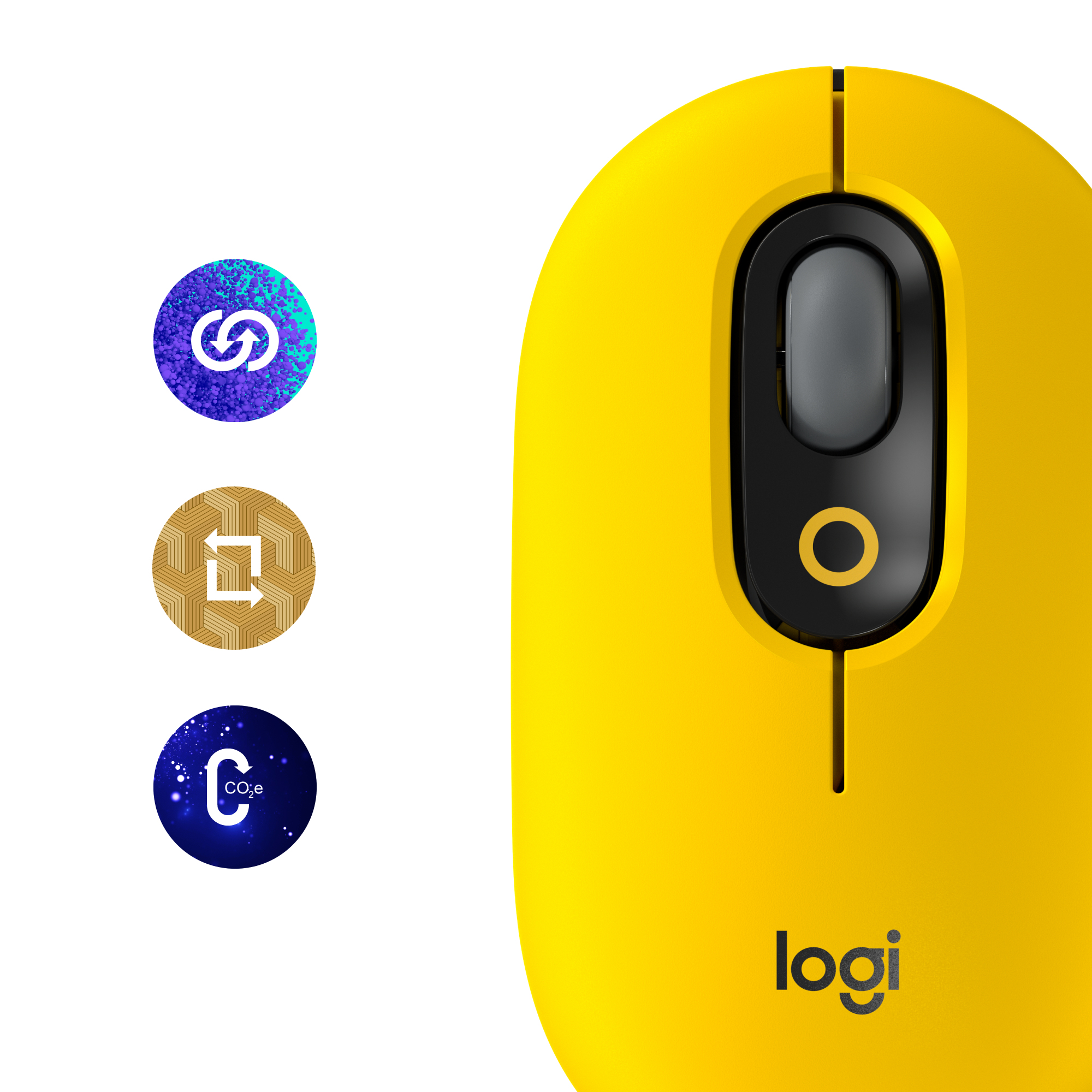 Logitech POP - Maus - anpassbare Emojis - optisch