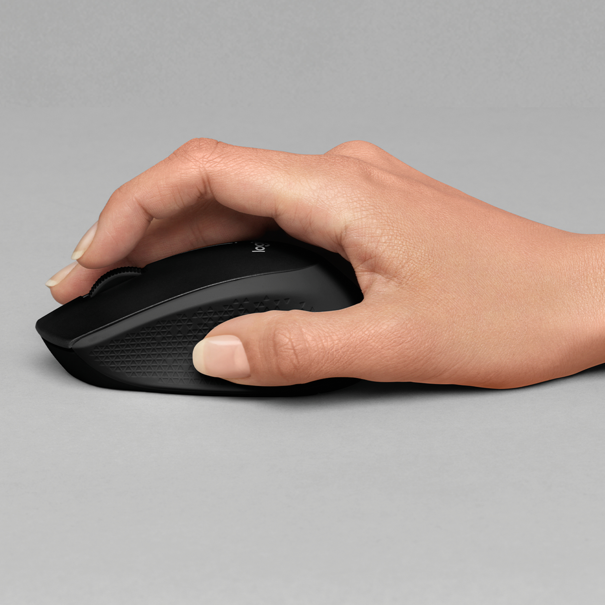 Logitech M330 SILENT PLUS - Maus - 3 Tasten - kabellos - 2.4 GHz - kabelloser Empfänger (USB)