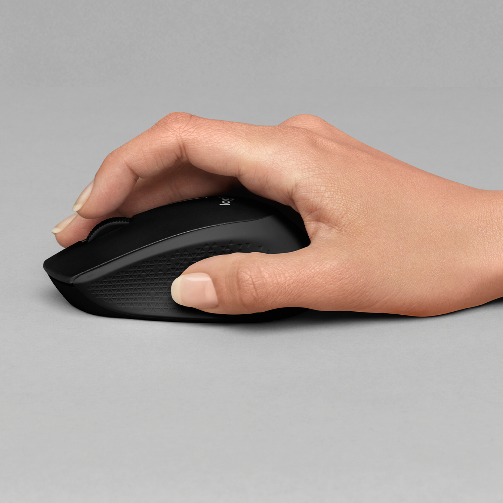 Logitech M330 SILENT PLUS - Maus - 3 Tasten - kabellos - 2.4 GHz - kabelloser Empfänger (USB)