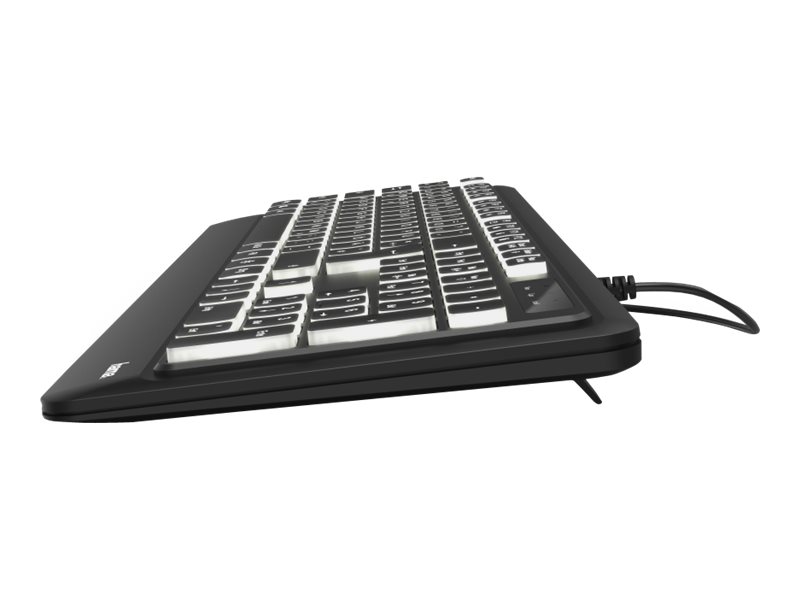 Hama "KC-550" - Tastatur - hinterleuchtet - USB