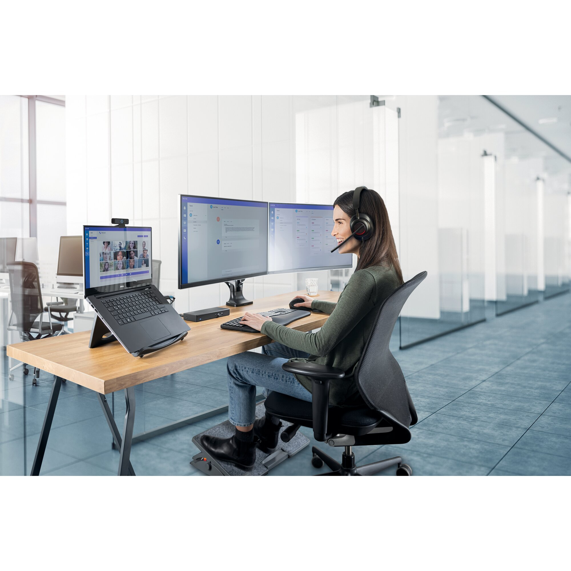 Kensington SmartFit Easy Riser - Notebook-Kühlpad - 43.2 cm (17")