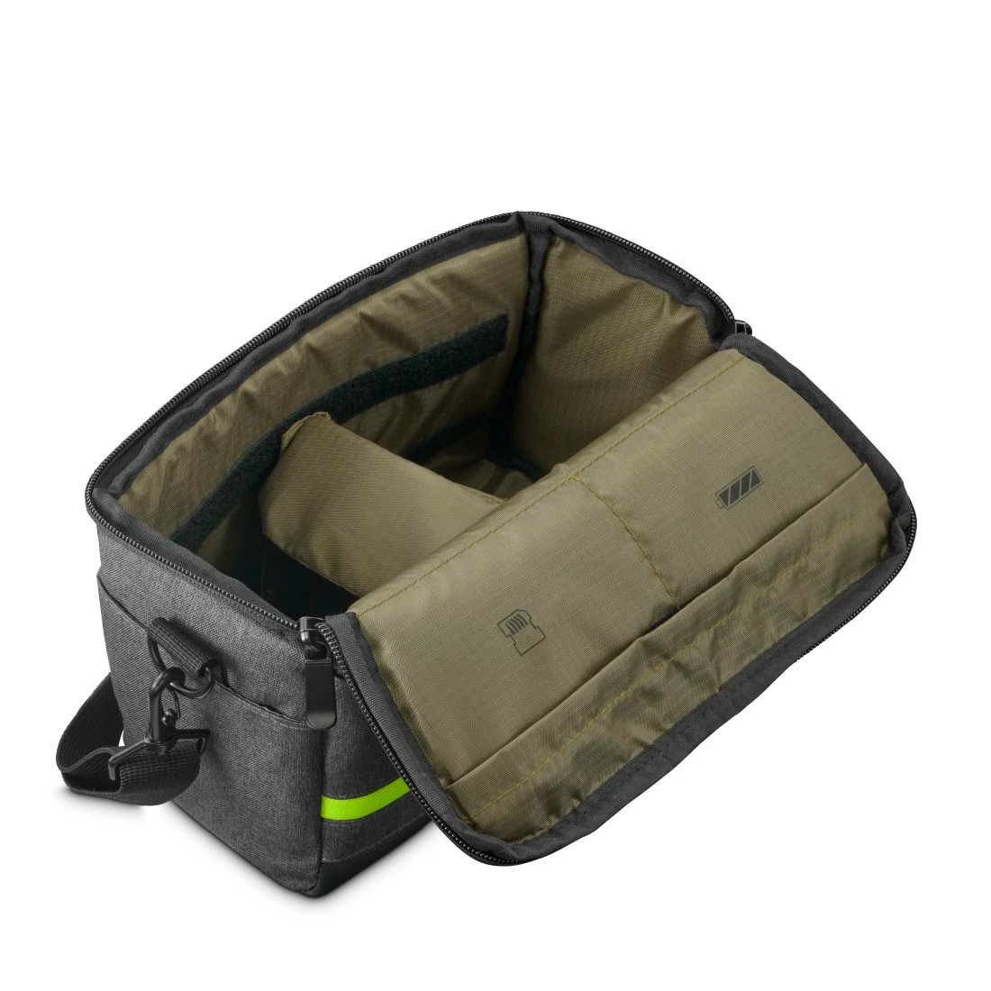 Hama Kameratasche Terra 2.0 Anthrazit/Gruen - Tasche