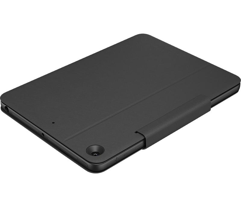 Logitech Rugged Folio, KeyboardDock für Apple iPad 10.2", schwarz, DE