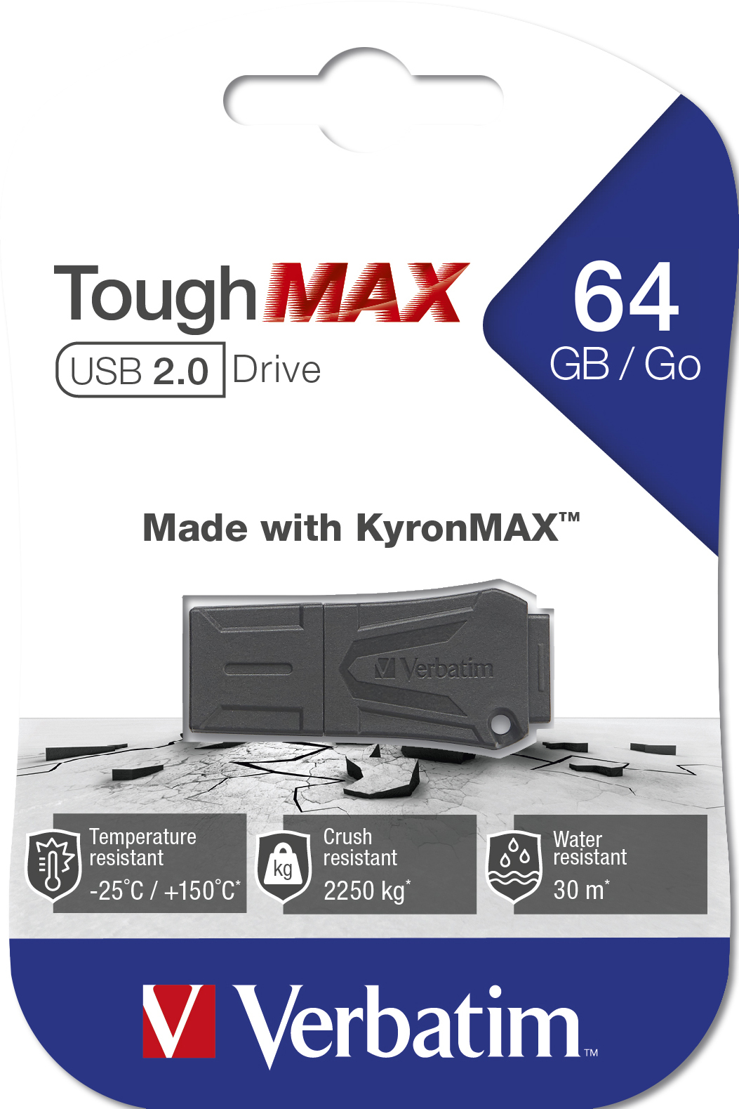 Verbatim ToughMAX - USB-Flash-Laufwerk - 64 GB