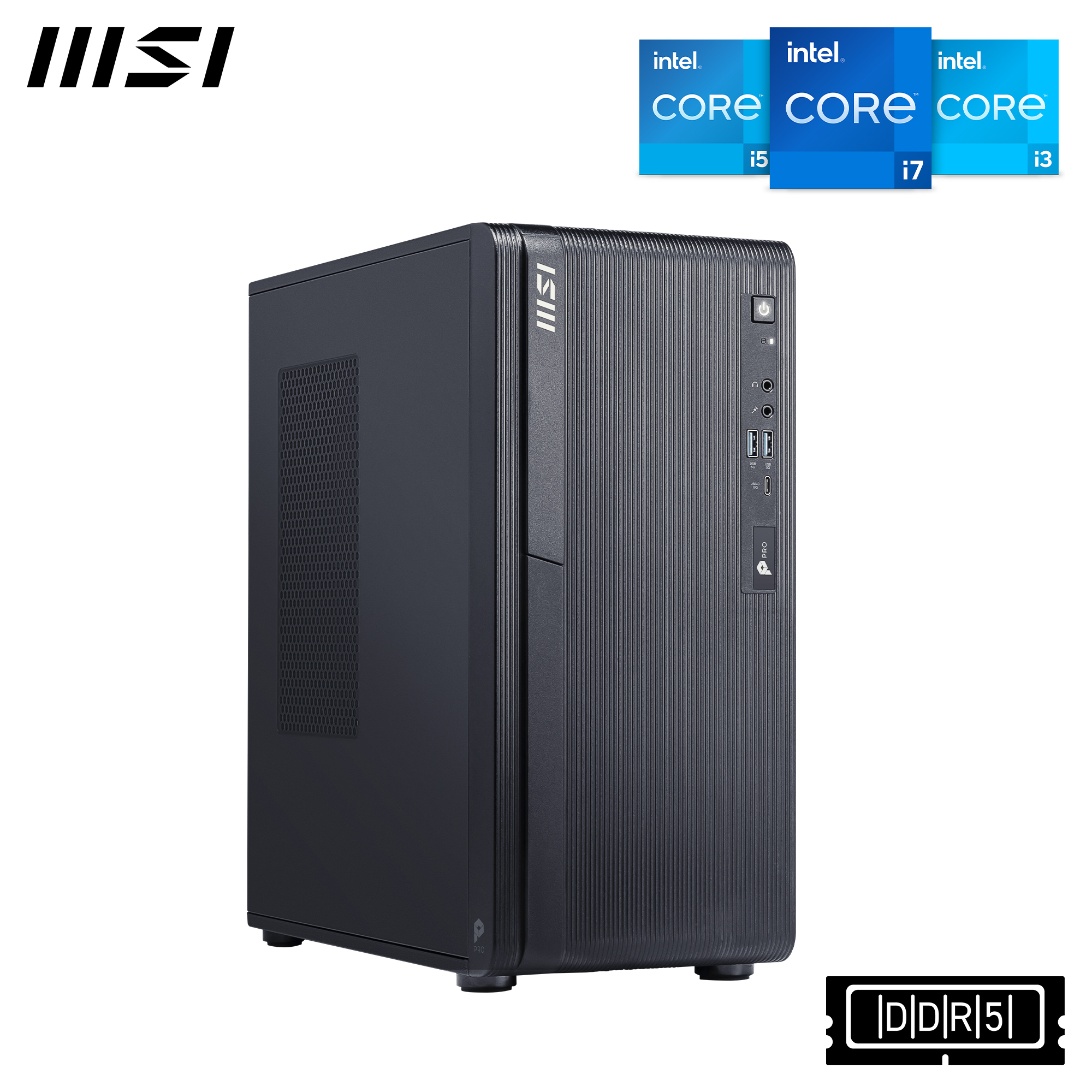 MSI PRO DP180 14A-1274XAT, Core i5-14400, 16GB, 512GB, Wi-Fi 6E, ohne Windows