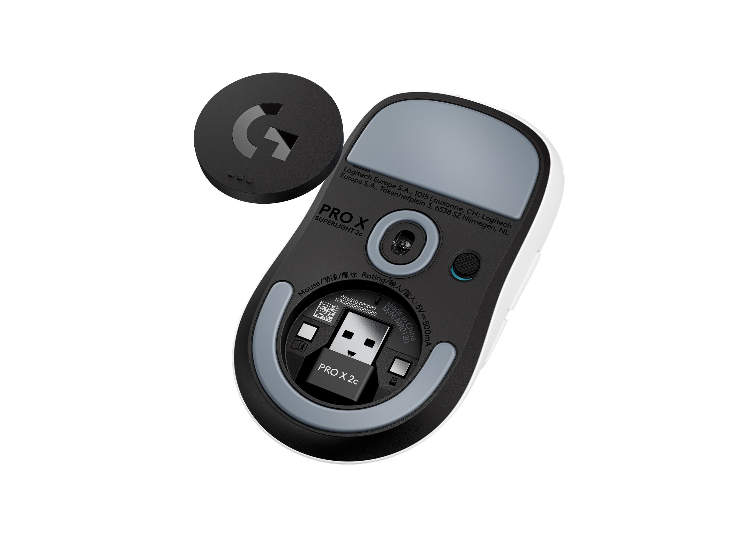 Logitech G PRO X SUPERLIGHT 2C - Maus - 5 Tasten