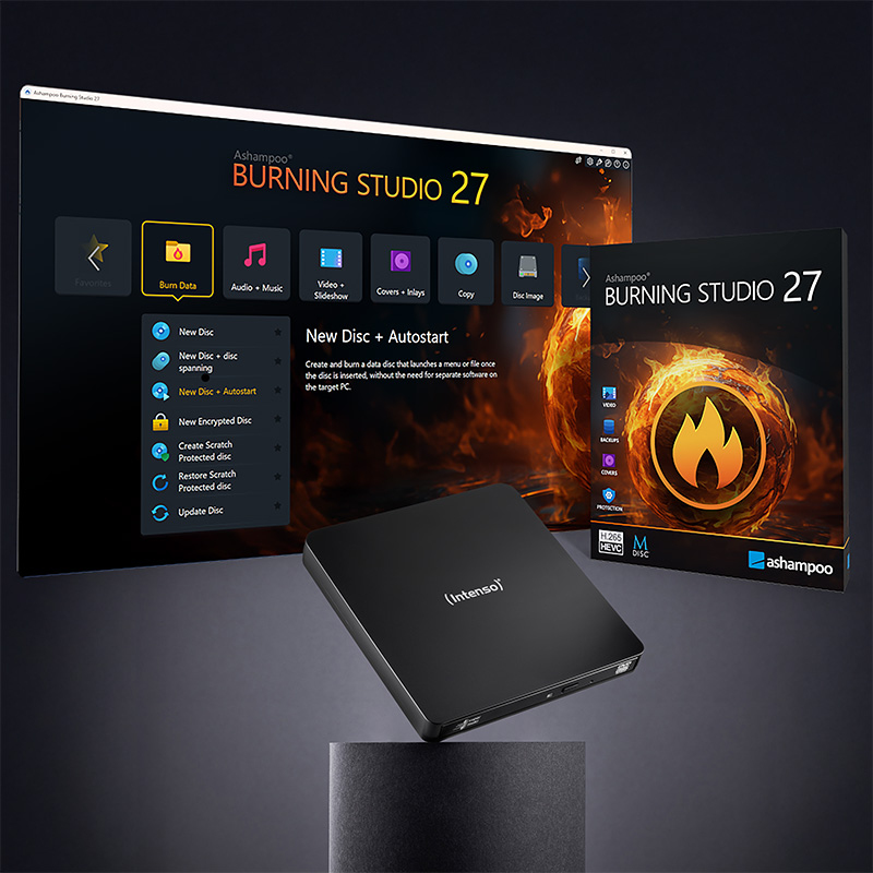 Intenso EOD 400D Slim - Laufwerk - DVD±RW (±R DL)