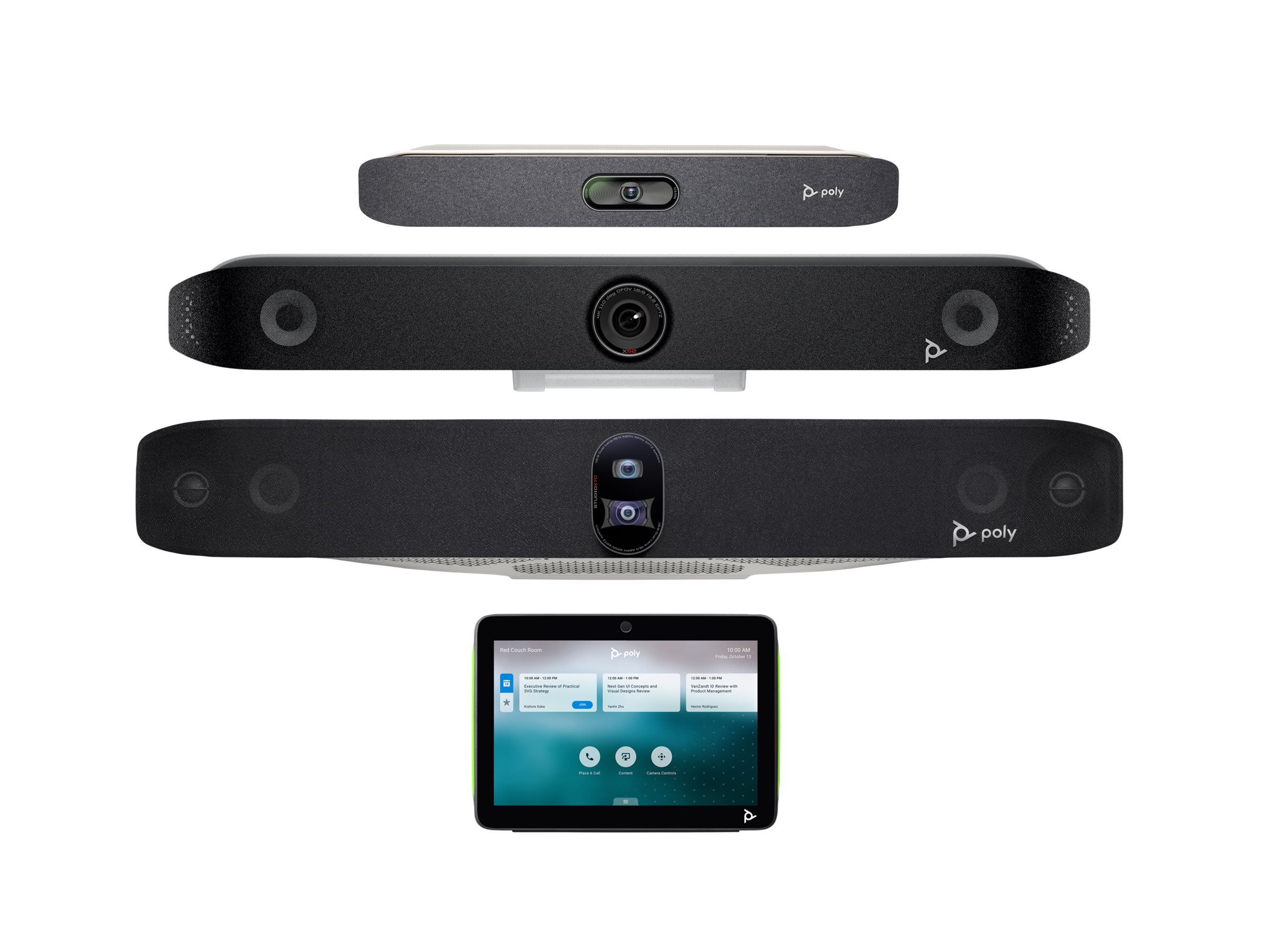Poly HP Poly Studio X70 - All-in-One Videoleiste (Videoleiste, Poly TC10 Touchcontroller)