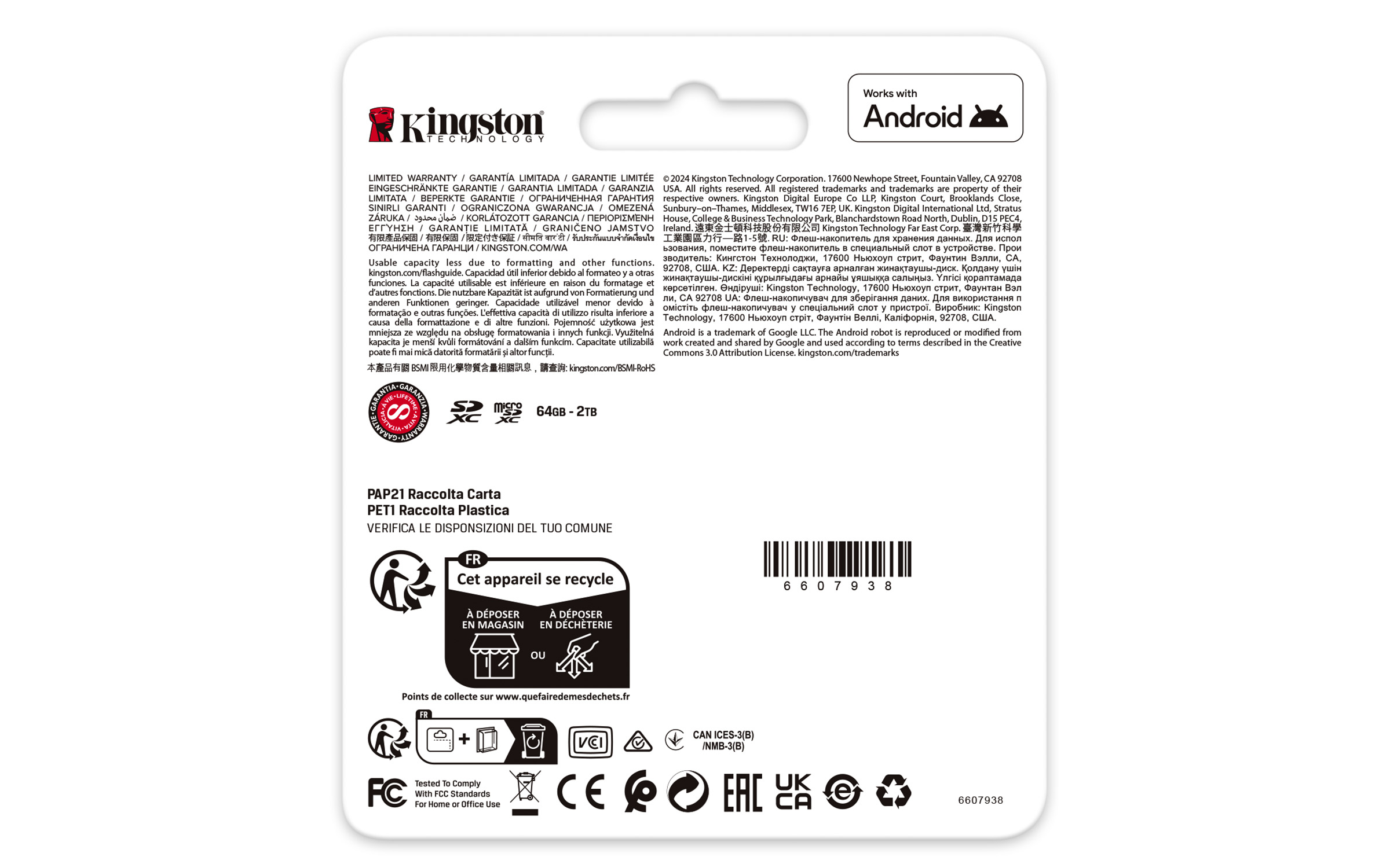 Kingston Canvas Go! Plus - Flash-Speicherkarte (microSDXC-an-SD-Adapter inbegriffen)