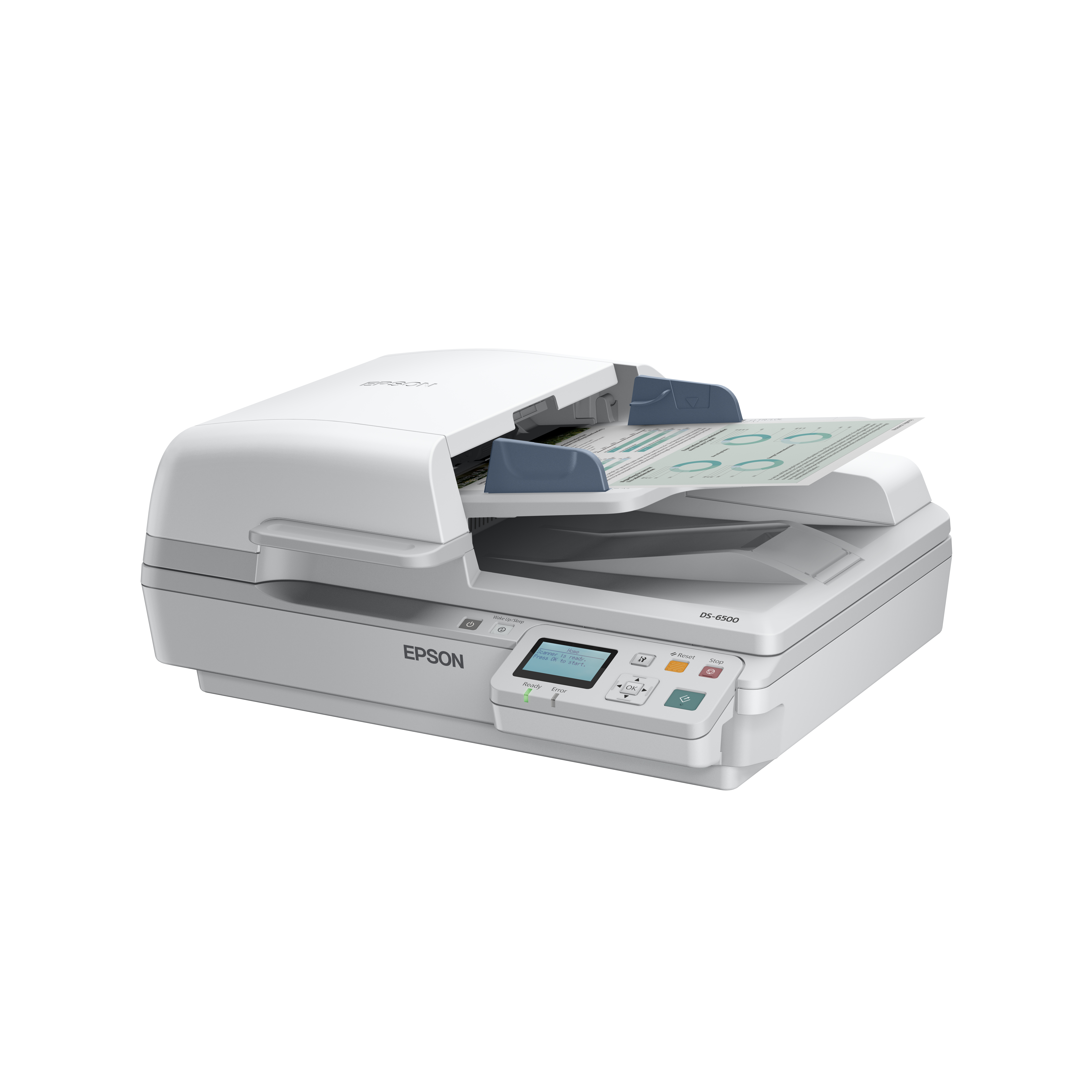 Epson WorkForce DS-7500N - Dokumentenscanner - CCD - Duplex - A4 - 1200 dpi x 1200 dpi - bis zu 40 S