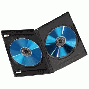 Hama DVD Jewel Case - Kapazität: 2 DVD - Schwarz (Packung mit 5)