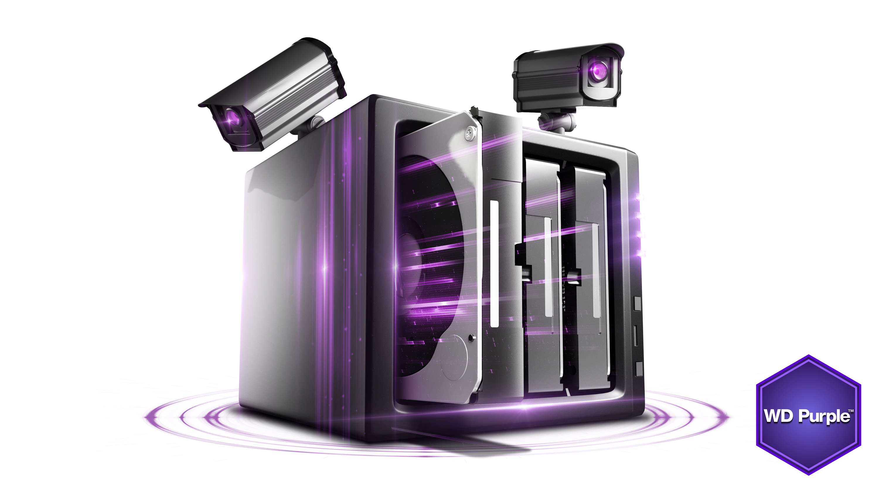 WD Purple WD40PURX - Festplatte - 4 TB - intern - 3.5" (8.9 cm)