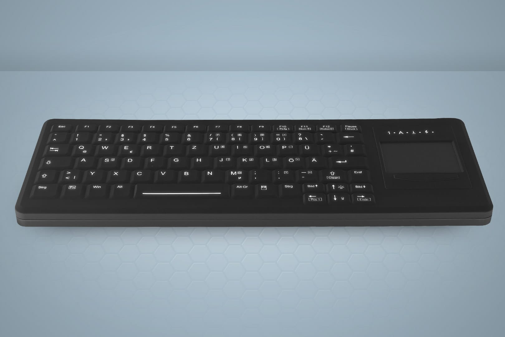 Cherry Hygiene Backlit Compact Touchpad Keyboar - Tastatur