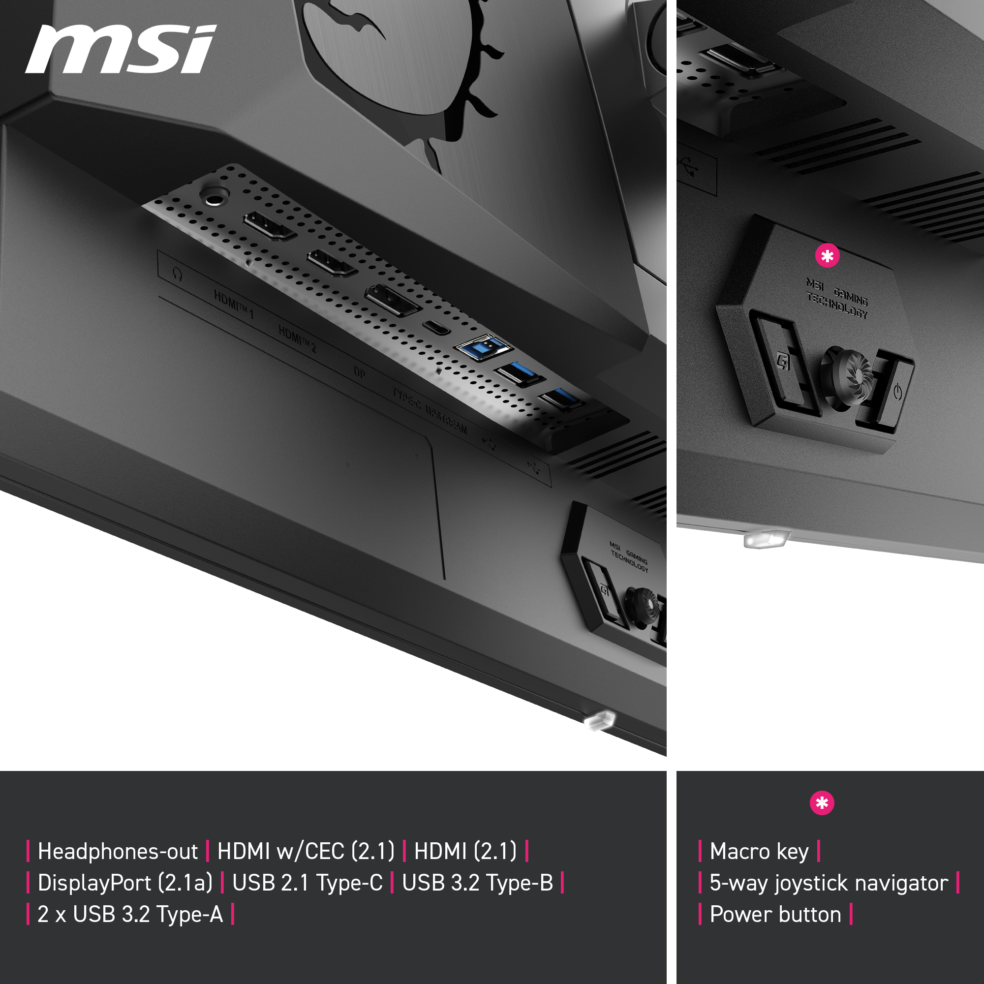 MSI MPG 322URXDE QD-OLED, 31.5" 4K UHD, 240Hz, 0.03ms, HDR, anti-glare