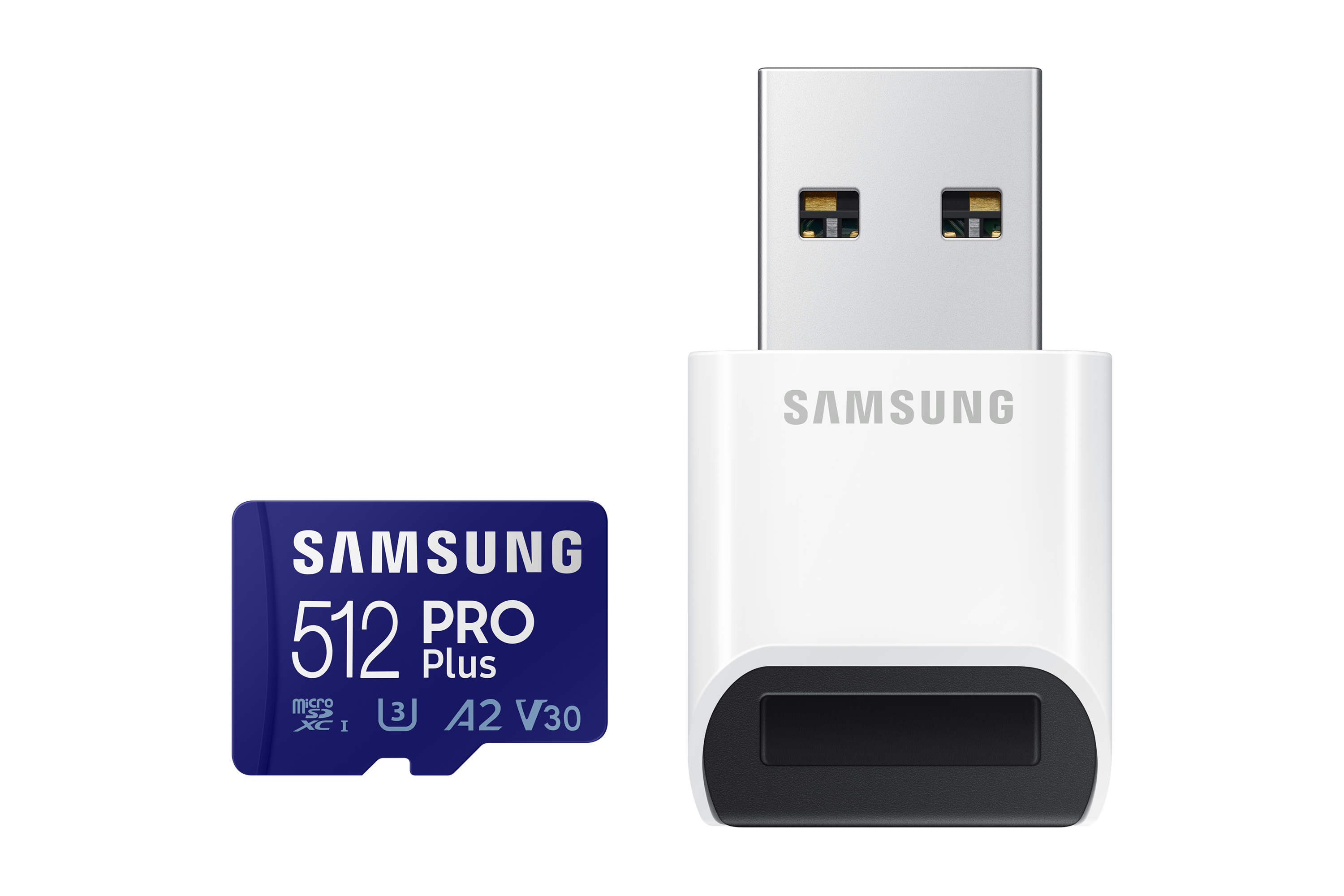 Samsung PRO Plus MB-MD512KB - Flash-Speicherkarte (microSDXC-an-SD-Adapter inbegriffen)