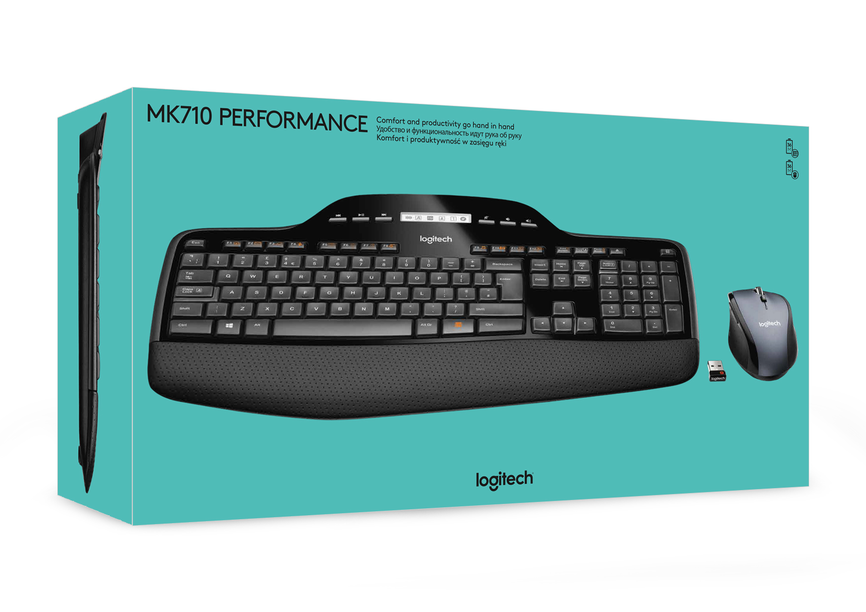 Logitech Wireless Desktop MK710 - Tastatur-und-Maus-Set