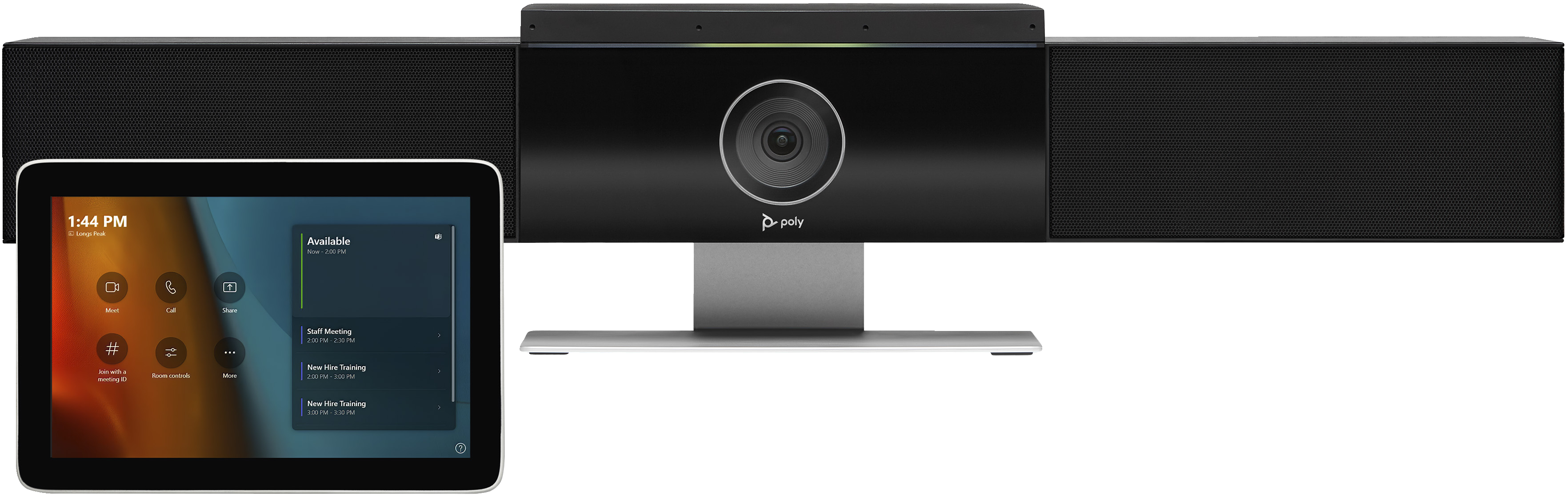 Poly HP Poly Studio - Microsoft Teams Rooms - Base Kit - Kit für Videokonferenzen (Poly GC8 Touchcon